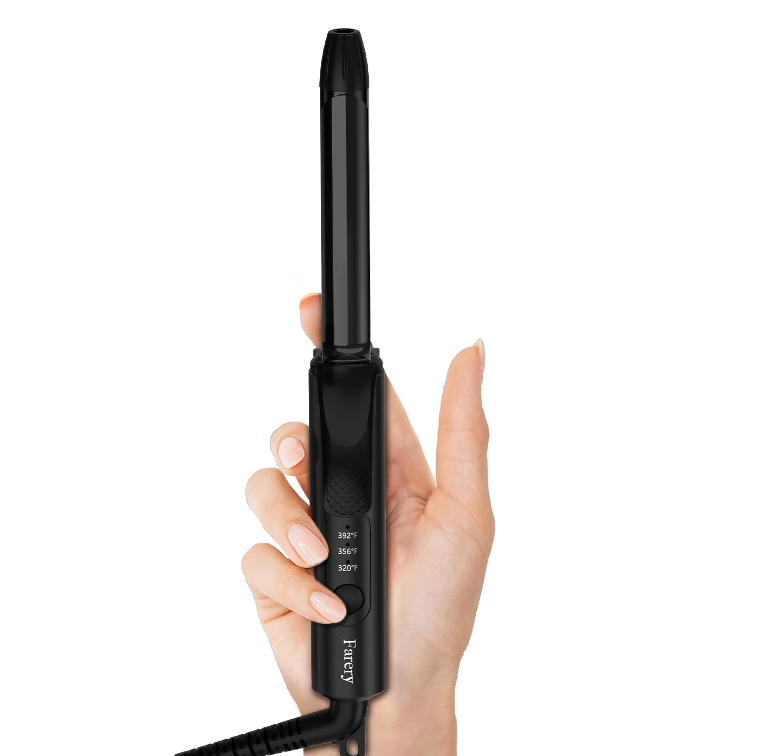 FARERY 1/2 Inch Ceramic Mini Hair Curler with 3 Adjustable Temp, 100240V Dual…