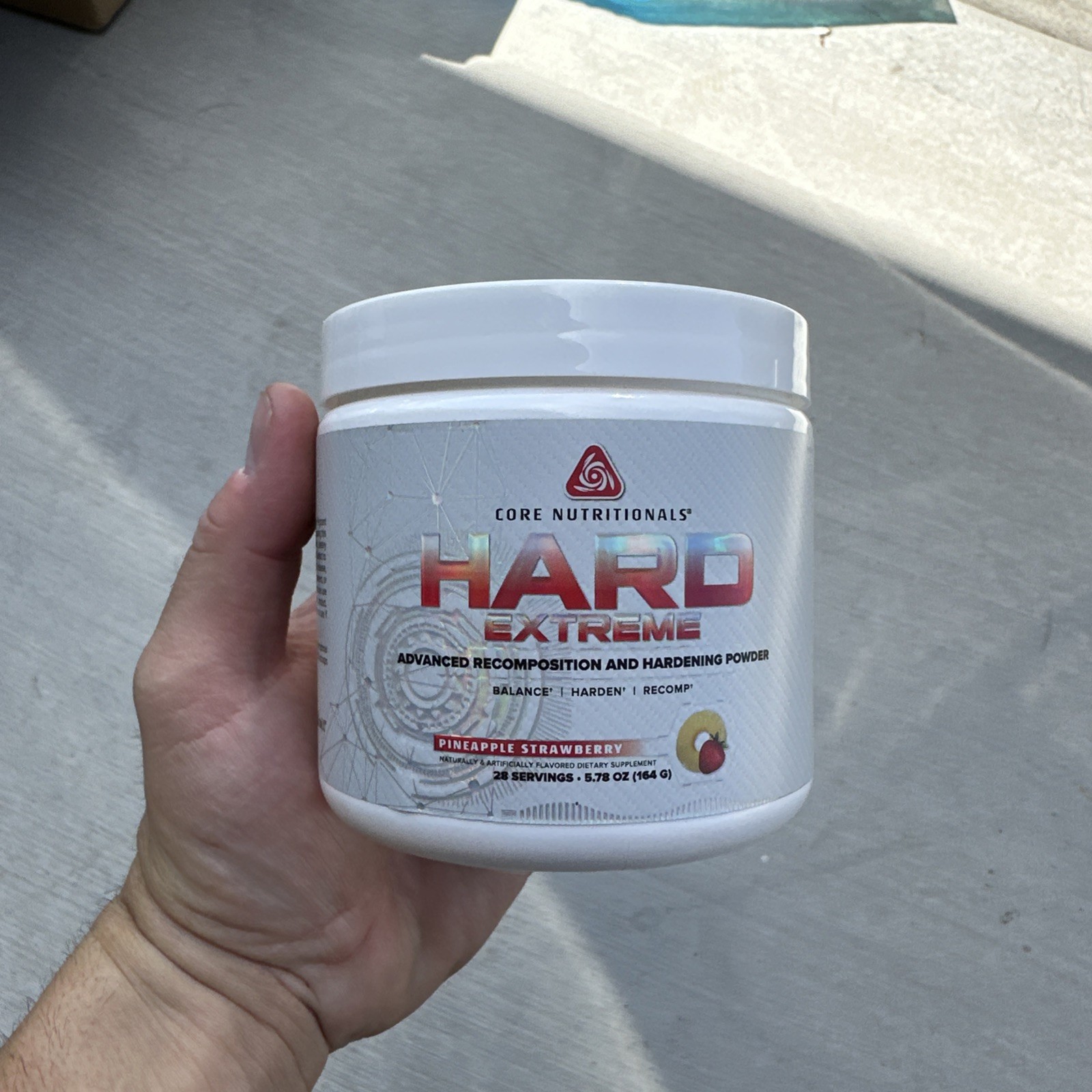 Core Nutritionals Hard Extreme Recomp Powder – 28 Ser – Pineapple Strawberry