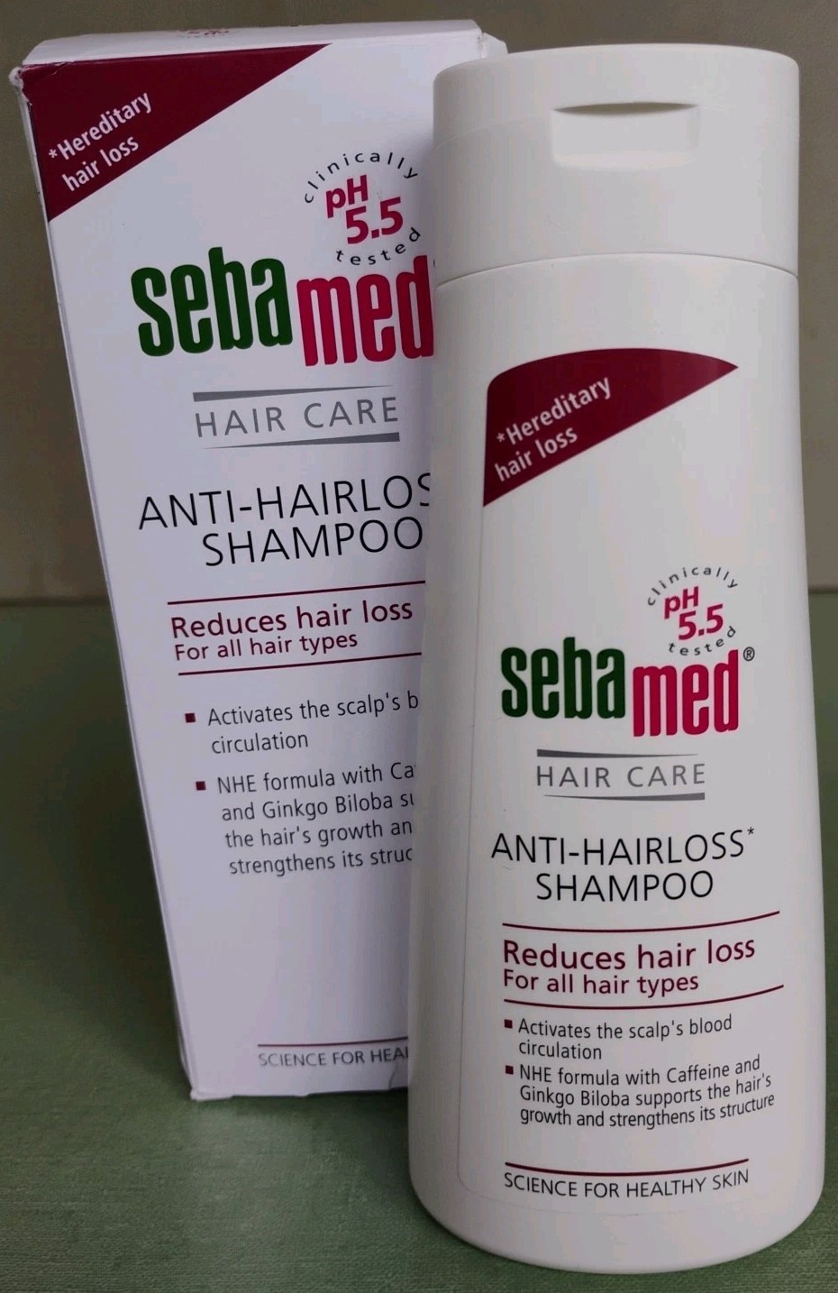Sebamed Anti-Hairloss Shampoo 200ml 6.7oz Exp 06/2028 Damaged Box