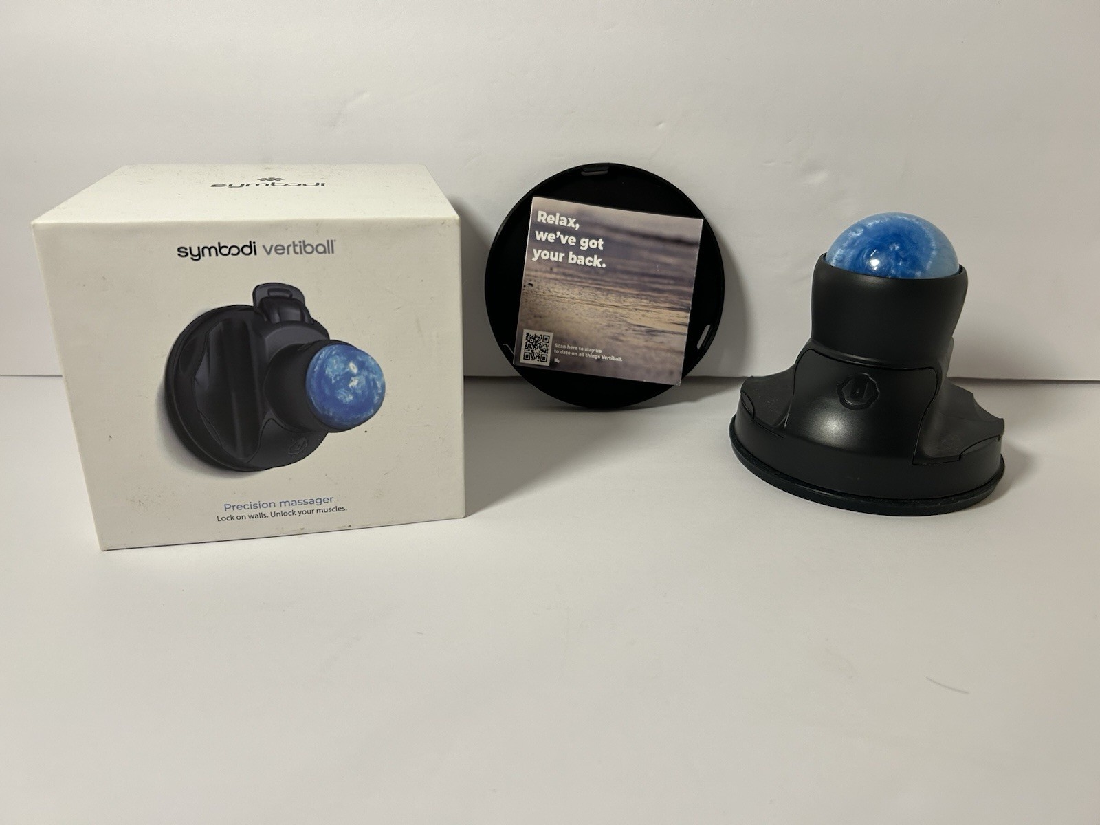 Symbodi Vertiball Precision Massager Wall Mount Muscle Trigger Point Back Pain