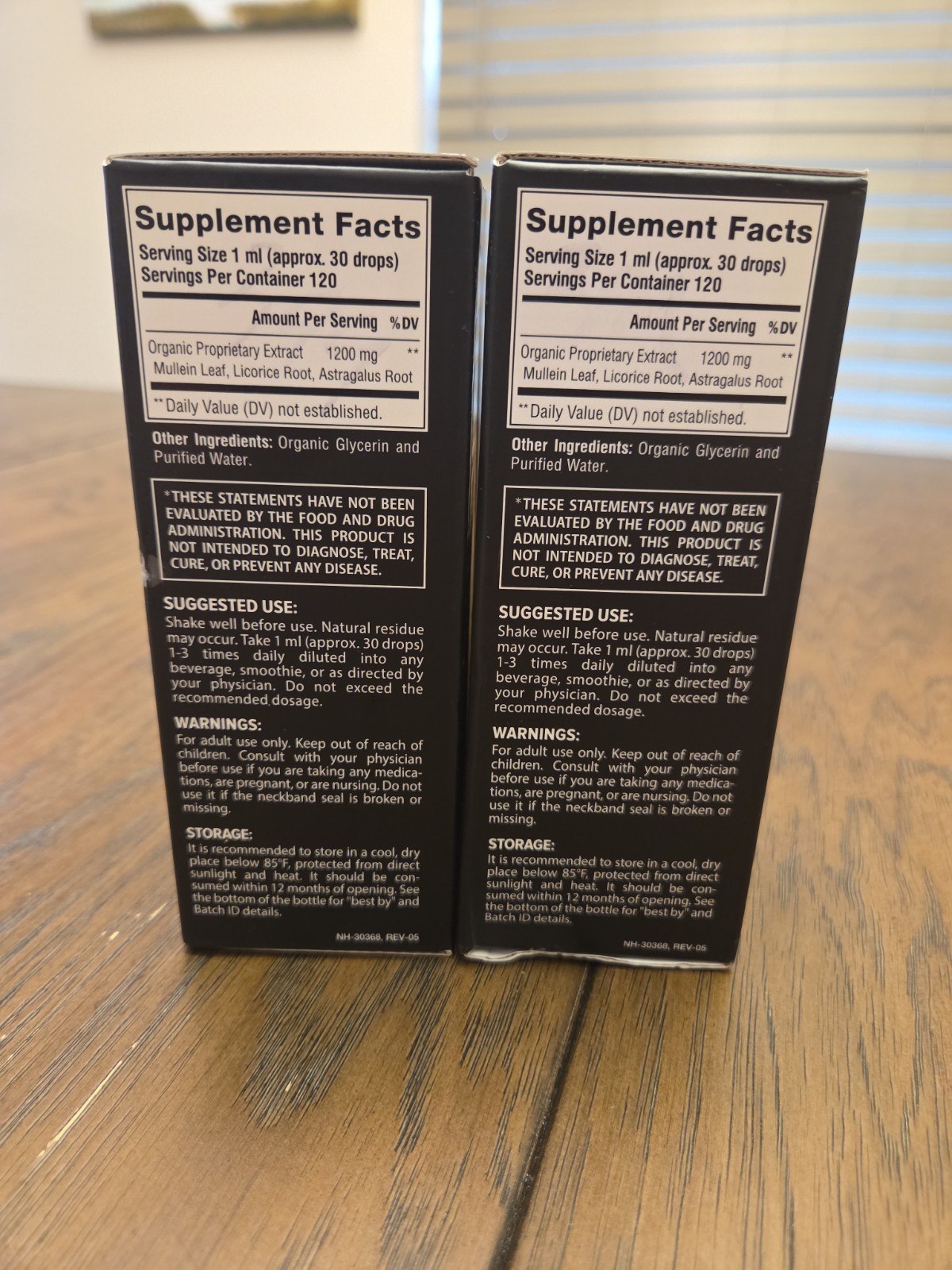 Mullein Drops for Lungs – USDA Organic Liquid – Mullein Leaf Extract Supplement