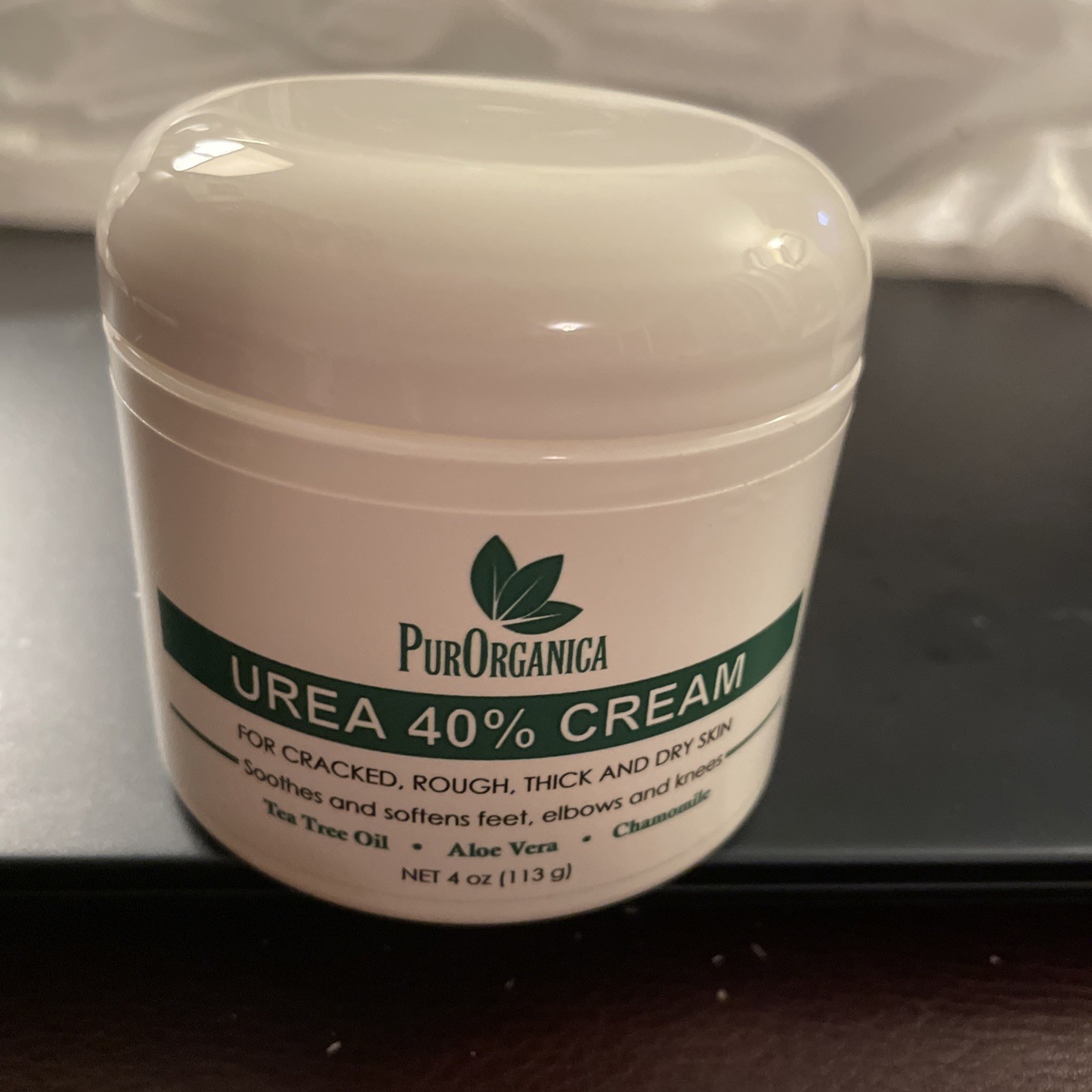 PurOrganica Urea 40% Foot Cream – Made in USA, Dermatologist Tested 5 oz jar.