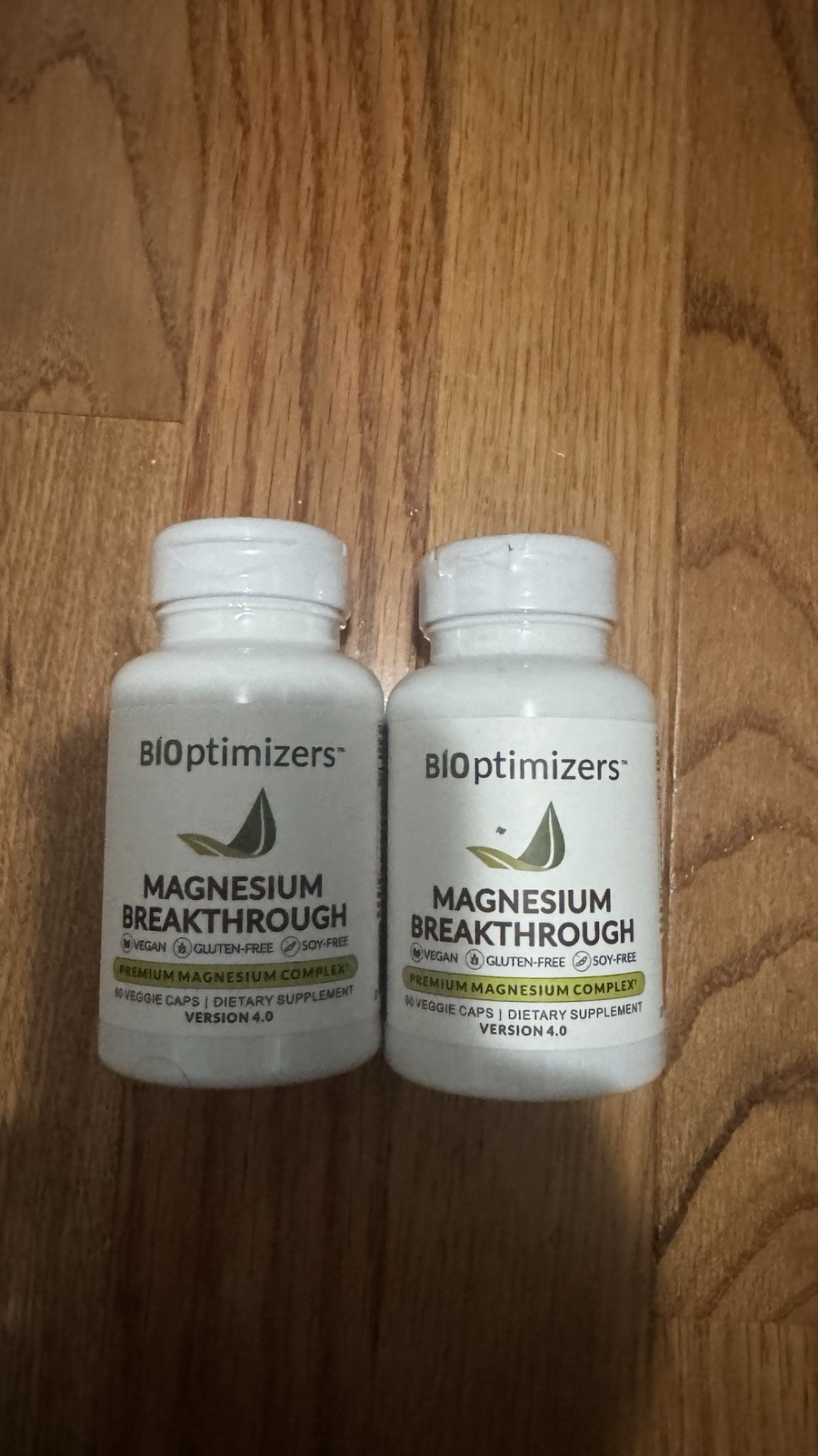 2 Pack- Bioptimizers Magnesium Breakthrough all 7 forms, essential 60 capsules