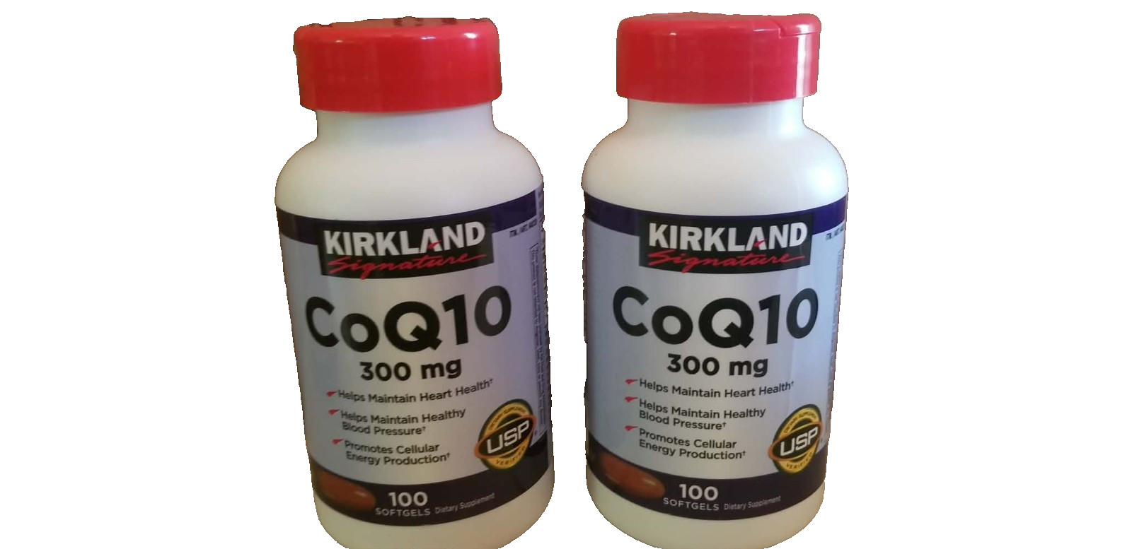 Kirkland Signature Coq10 300 Mg, 100 Softgels , Pack of 2