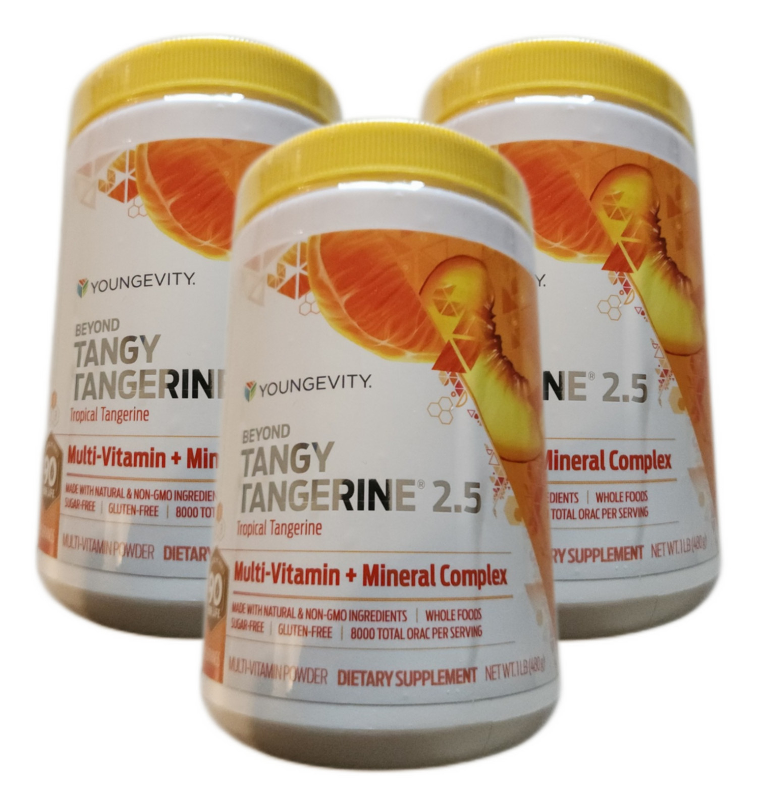 Youngevity Wallach Beyond Tangy Tangerine BTT 2.5 3.18 lbs Powder Best By 3/2029