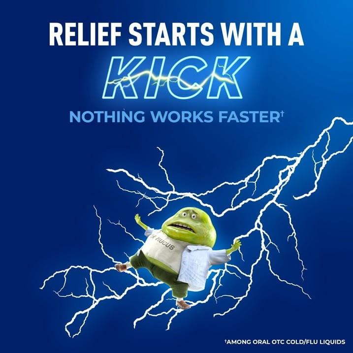 Mucinex Fast-Max Kickstart Severe Cold & Flu Medicine, Menthol, 6 fl oz