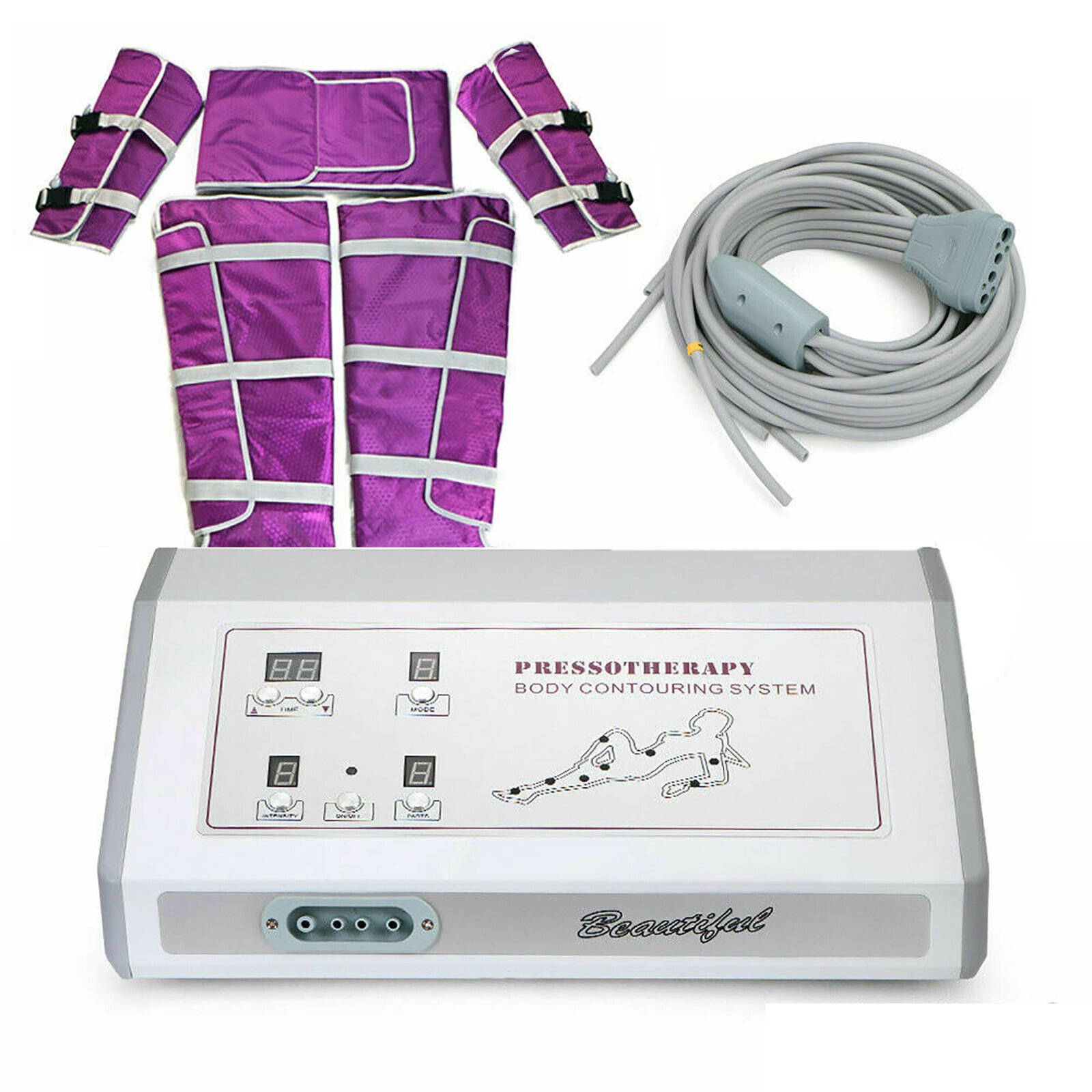 Air Pressure Pressotherapy Lymphatic Drainage Weight Loss Machine , Slimming Set