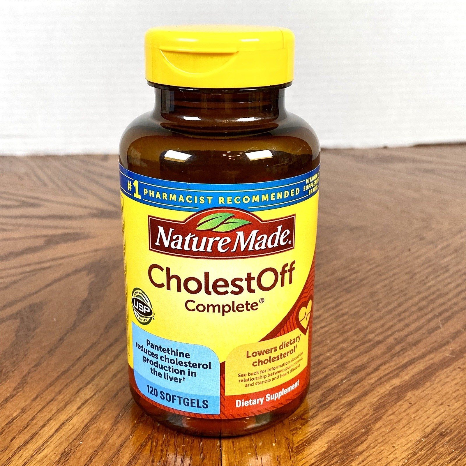 Nature Made ~ CholestOff Complete ~ 120 Softgels ~ Exp 08/2027 ~ New & Sealed