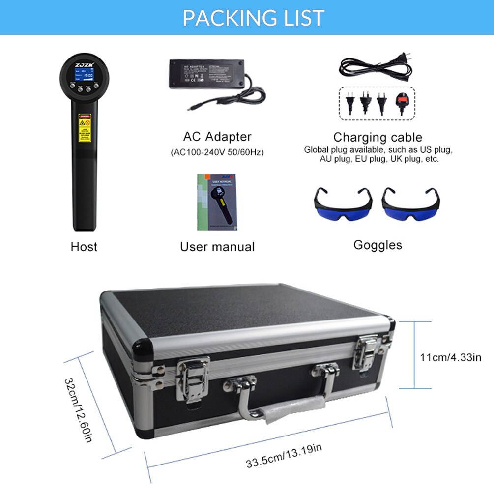 10W Portable Laser Therapy Device 25 Diodes for Chronic Pain Relief 25x808nm NIR