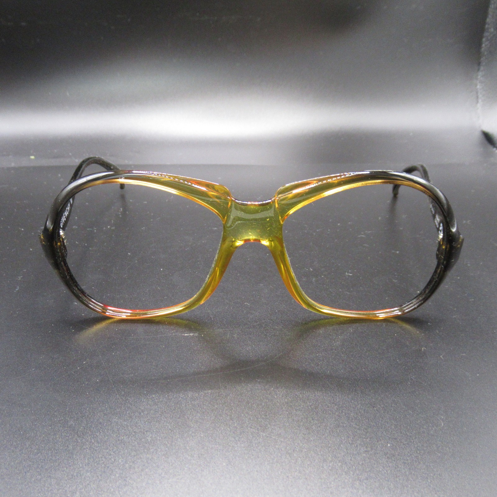 Givenchy Eyeglass Frames VI Optyl Amber Dark Brown Full Rim Canada Vintage