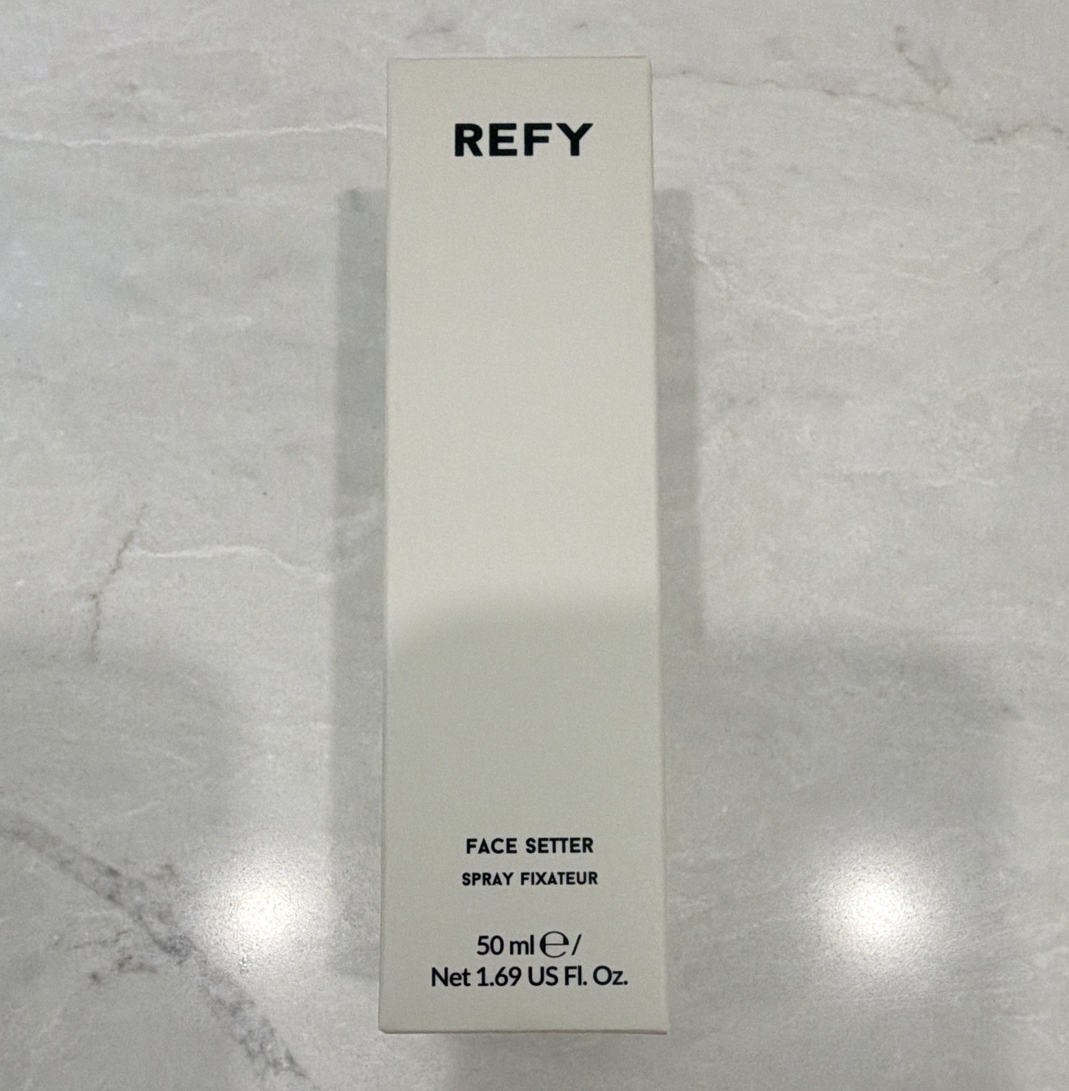 REFY Face Setter Clear Setting Spray Fixateur, 1.69 US fl oz (50 mL)