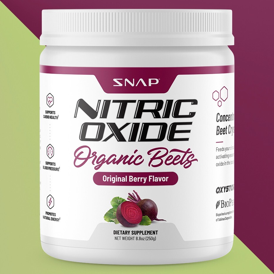 Nitric Oxide Beet Root Organic Powder, Heart & Blood Pressure – Snap Supplements