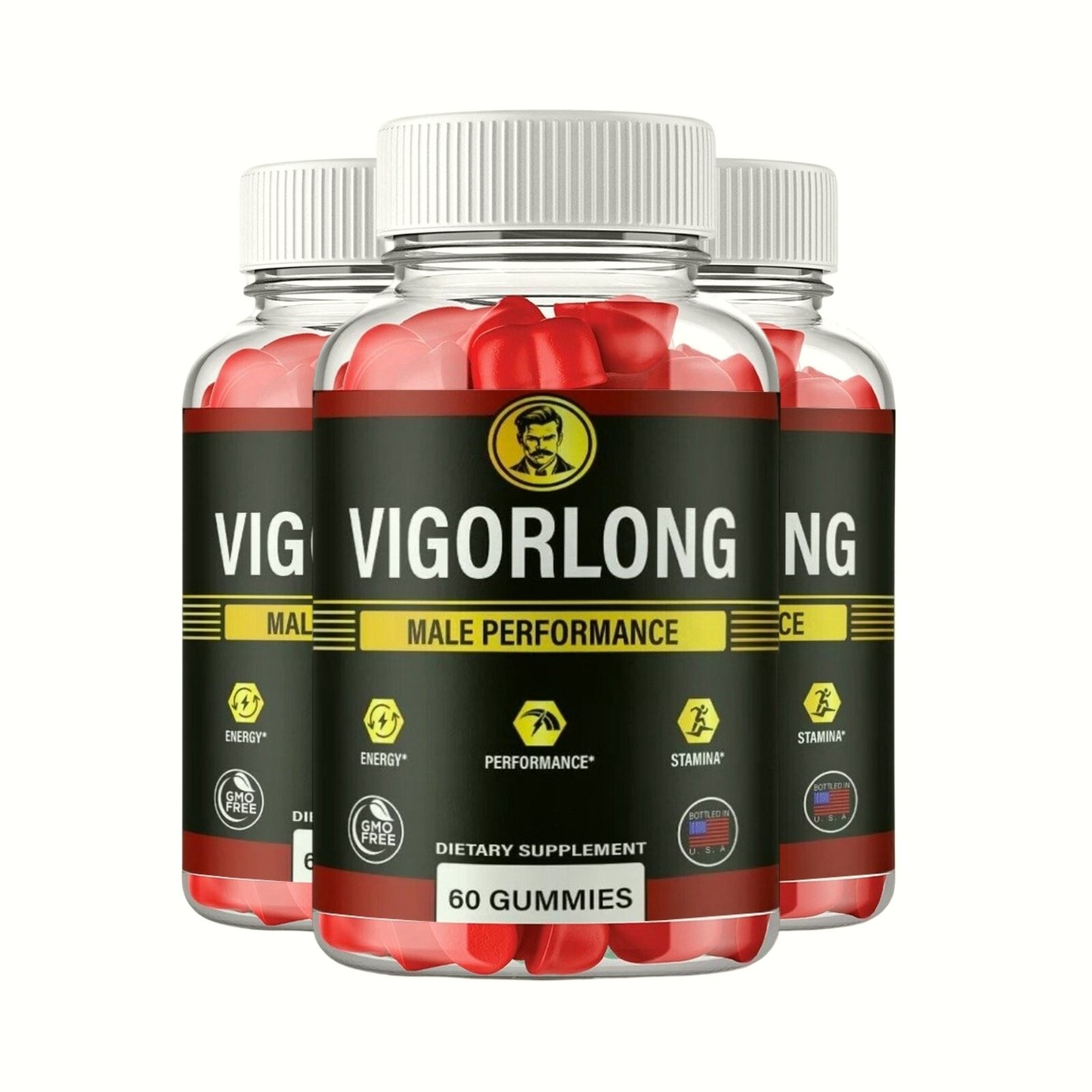 3-Pack VigorLong Gummies for Mens Health – Vigor Long Male Gummies – Gummies 180