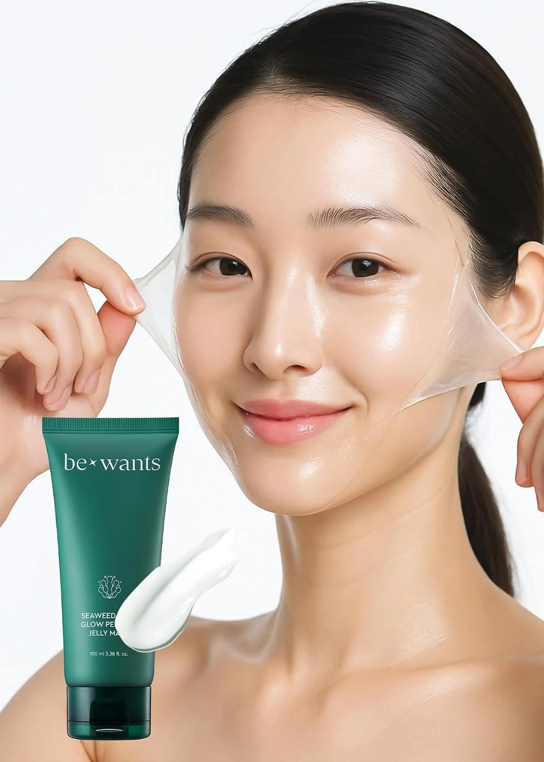 Seaweed PDRN Glow Peel Off Jelly Mask Pore Minimizing Peel Off Face Mask 3.38fl