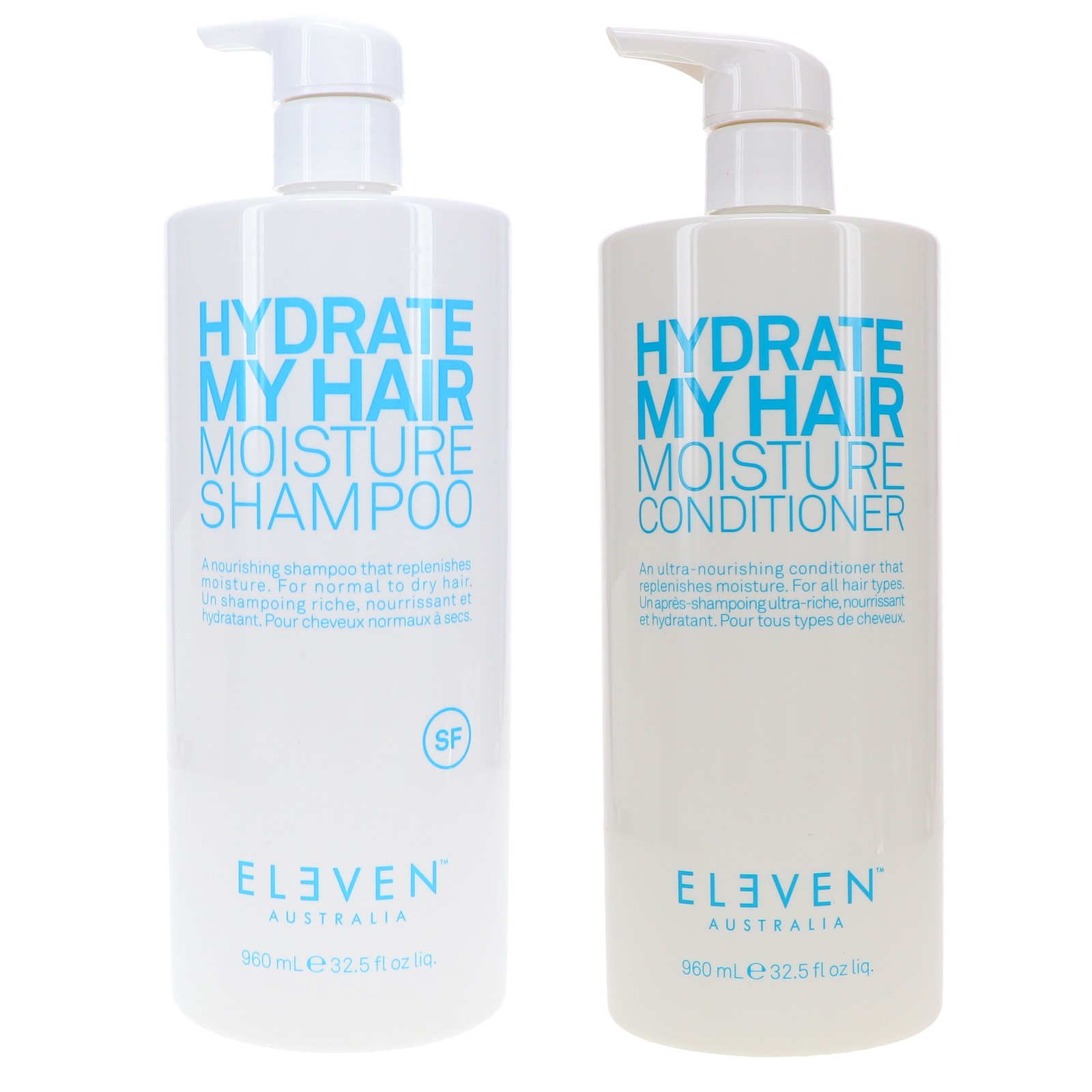 ELEVEN Australia Hydrate My Hair Moisture Shampoo 32.5 oz & Hydrate My Hair