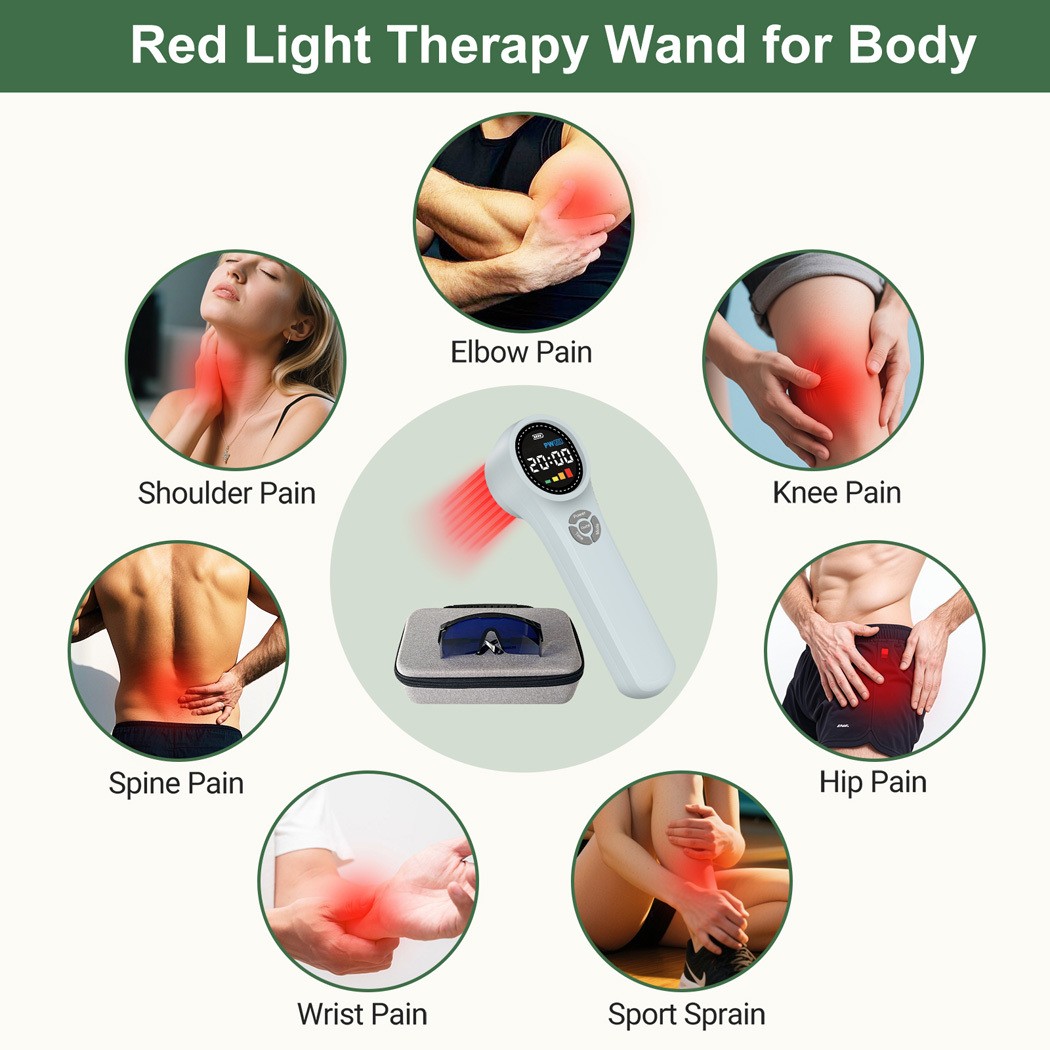 High Power 1760mW Laser Therapy Machine Triple Wave Deep Tissue for Pain Relief