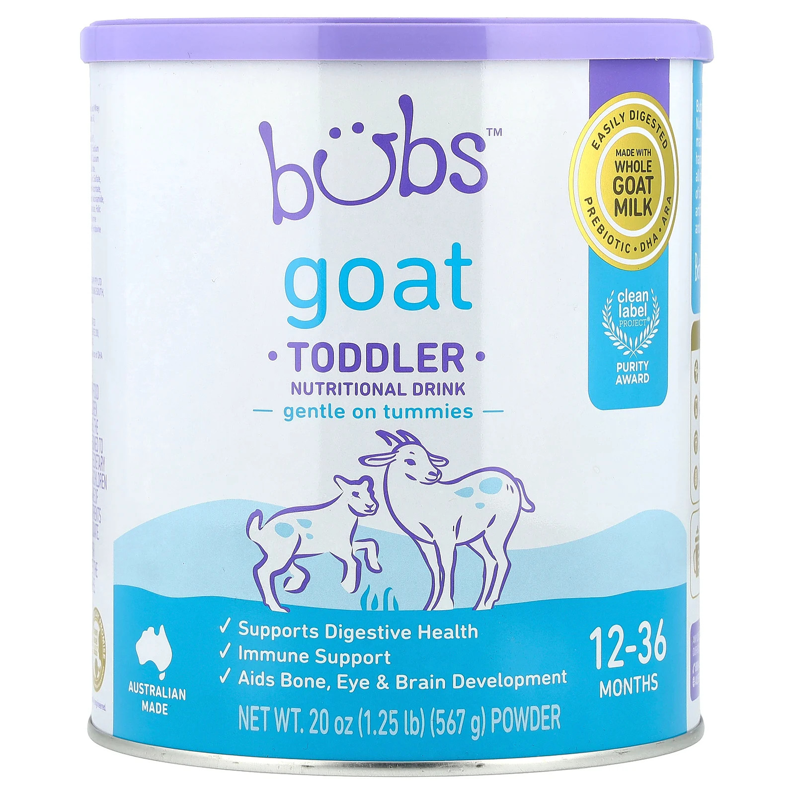 Goat, Toddler, Nutritional Drink Powder, 12-36 Months, 20 oz (567 g)
