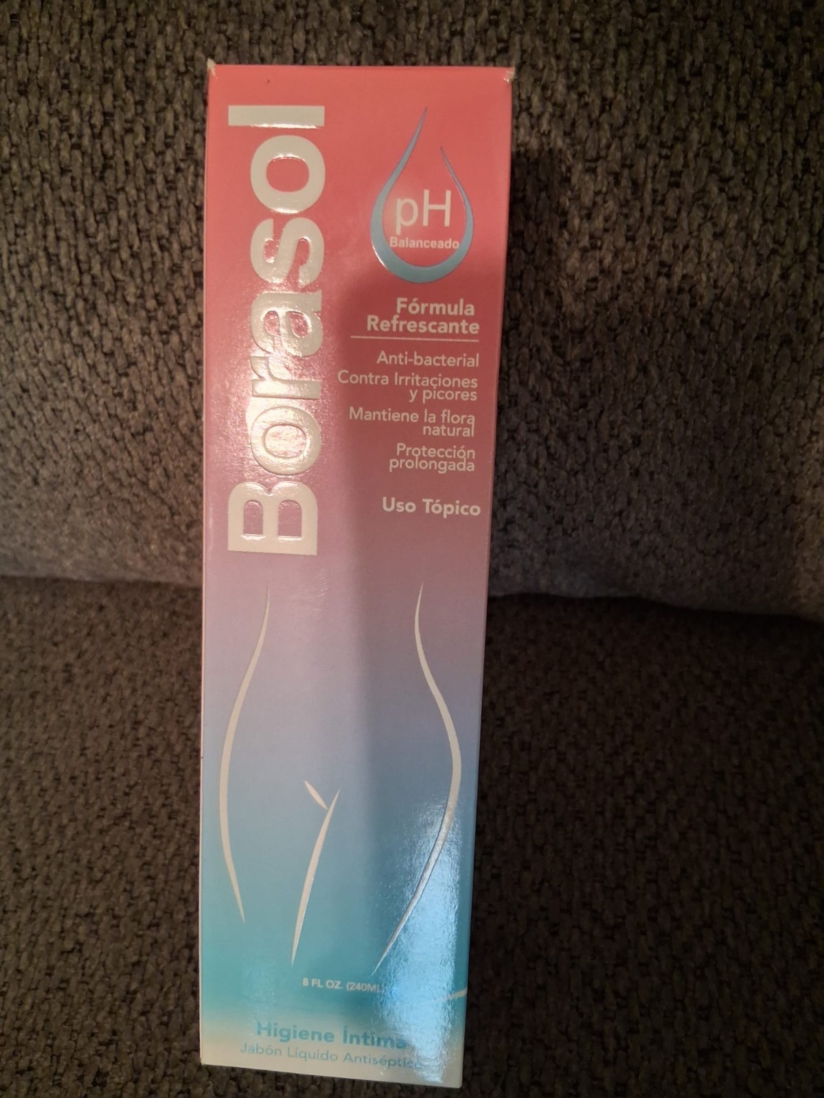Borasol Feminine Care Wash Liquid 8 fl oz pH Balanced Anti-bacterial Protection