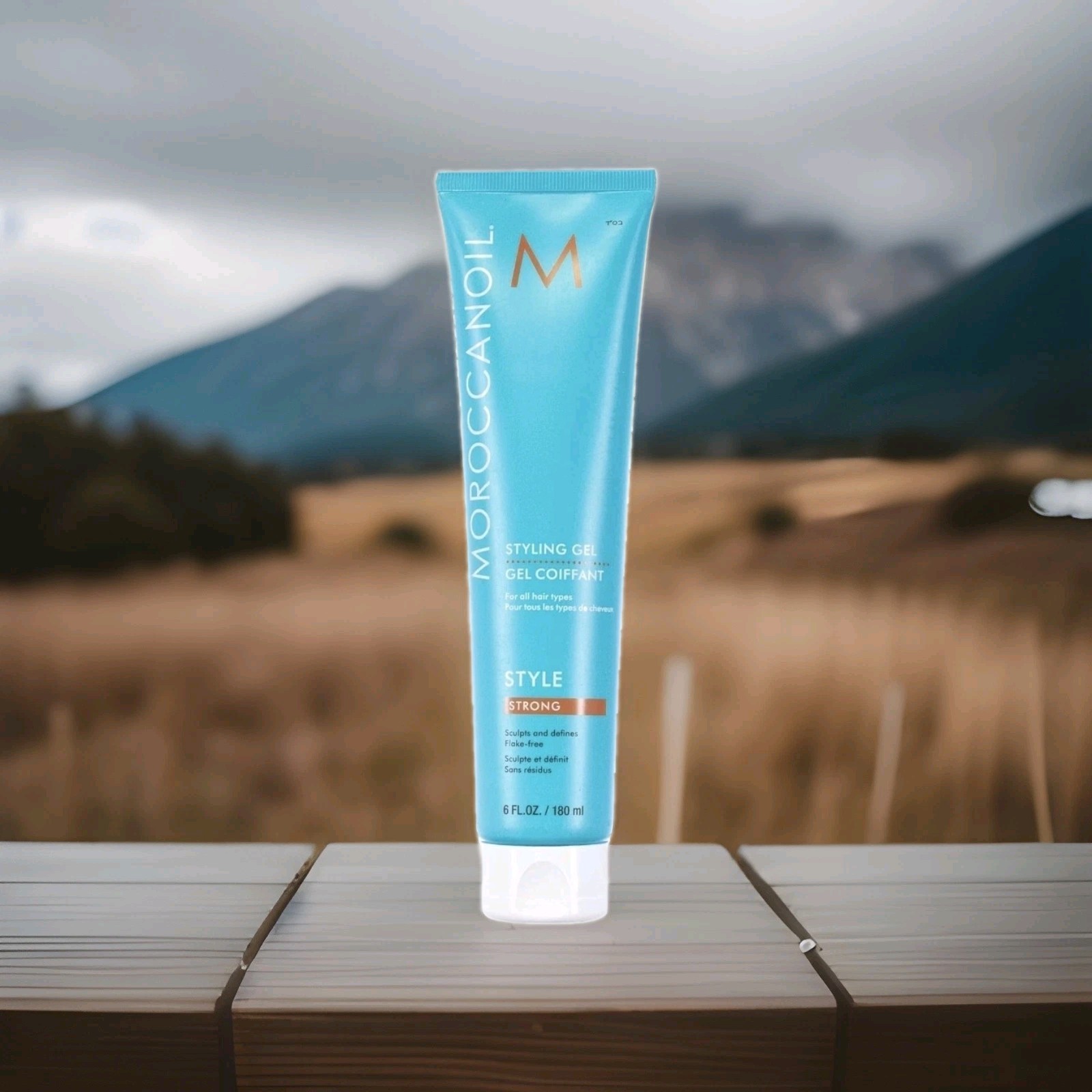 Moroccanoil Styling Gel Style Strong 6 oz/ 180 ml New