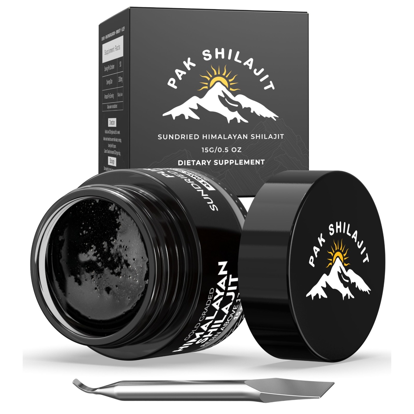 Himalayan Shilajit Resin, Organic, Sundried, Lab Tested, Fulvic Acid & 50Gram