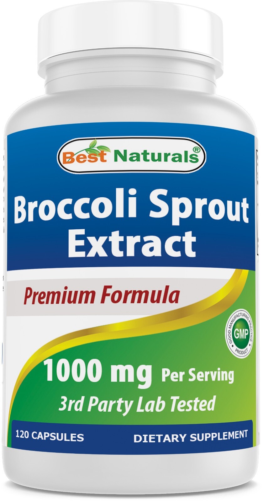 Best Naturals Broccoli Sprouts Extract 1000 mg 120 Capsules
