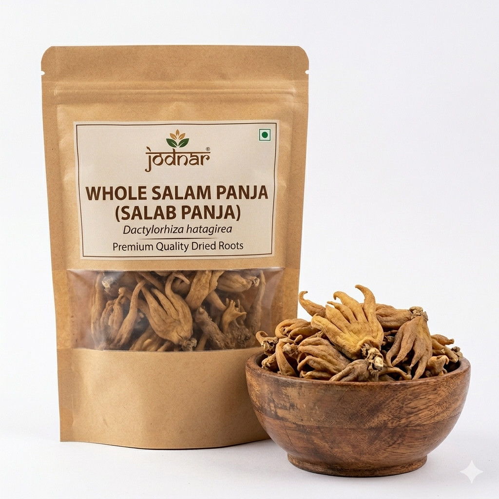 Jodnar Whole Salam Panja (Salab Panja) -Premium Himalayan Dactylorhiza Hatagirea