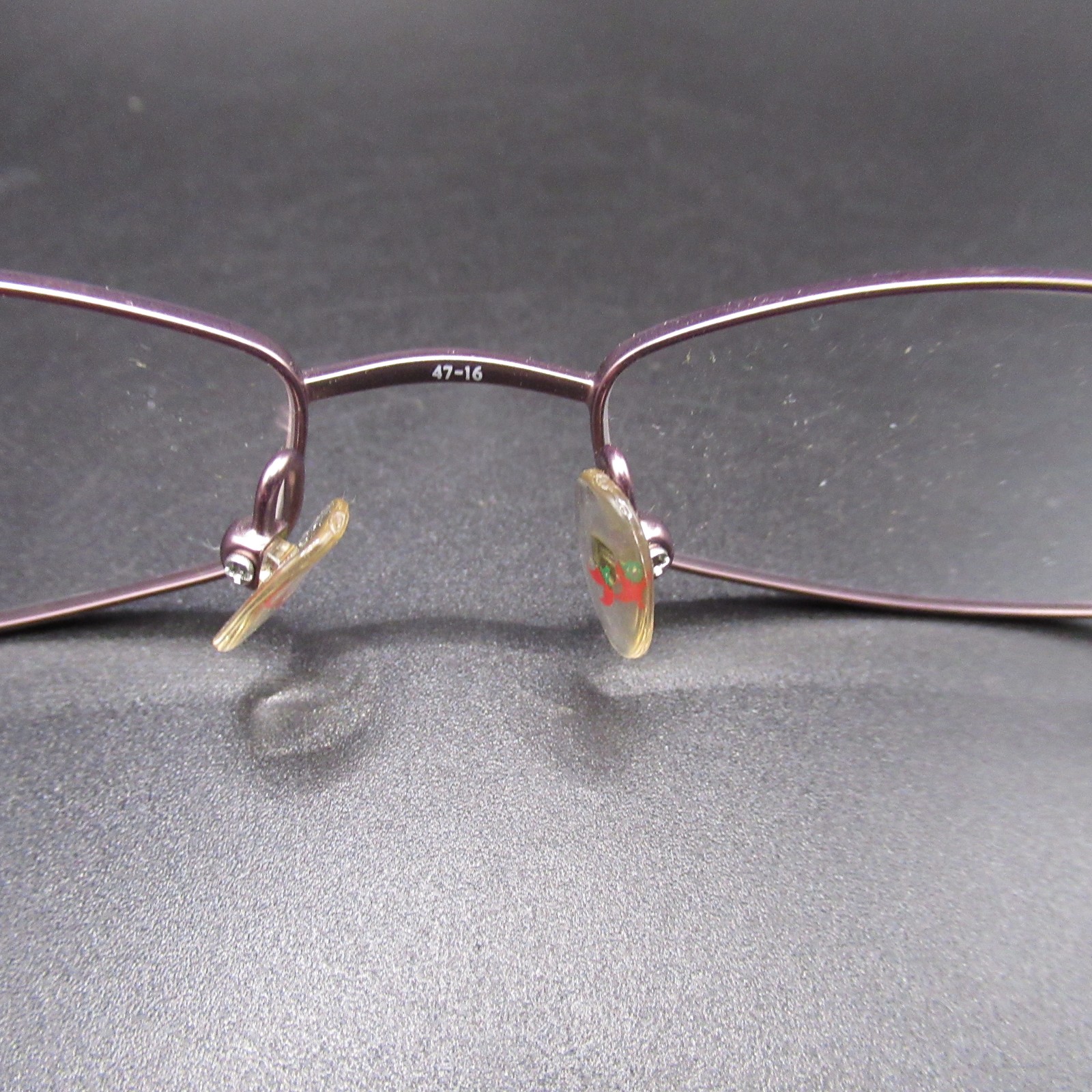 SAFI by Jalapenos Eyeglass Frames Purple Metal 47-16-135 Made in China