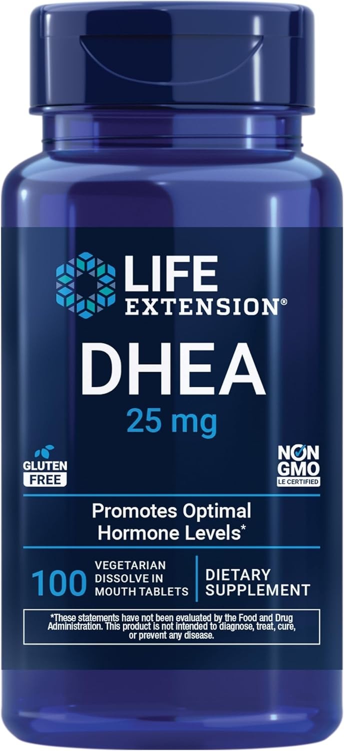 DHEA 25mg – Hormone & Bone Support Tablets