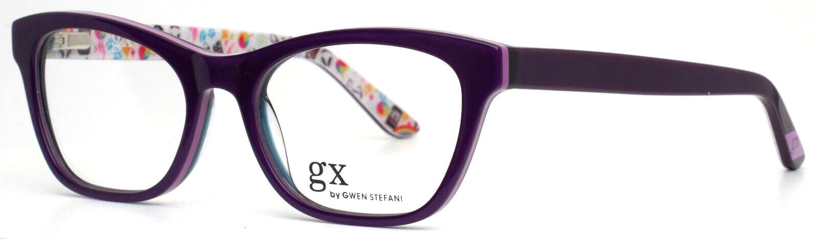 GX by GWEN STEFANI GX811 PUR Purple Girls Kids Cat Eye Eyeglasses 48-16-135
