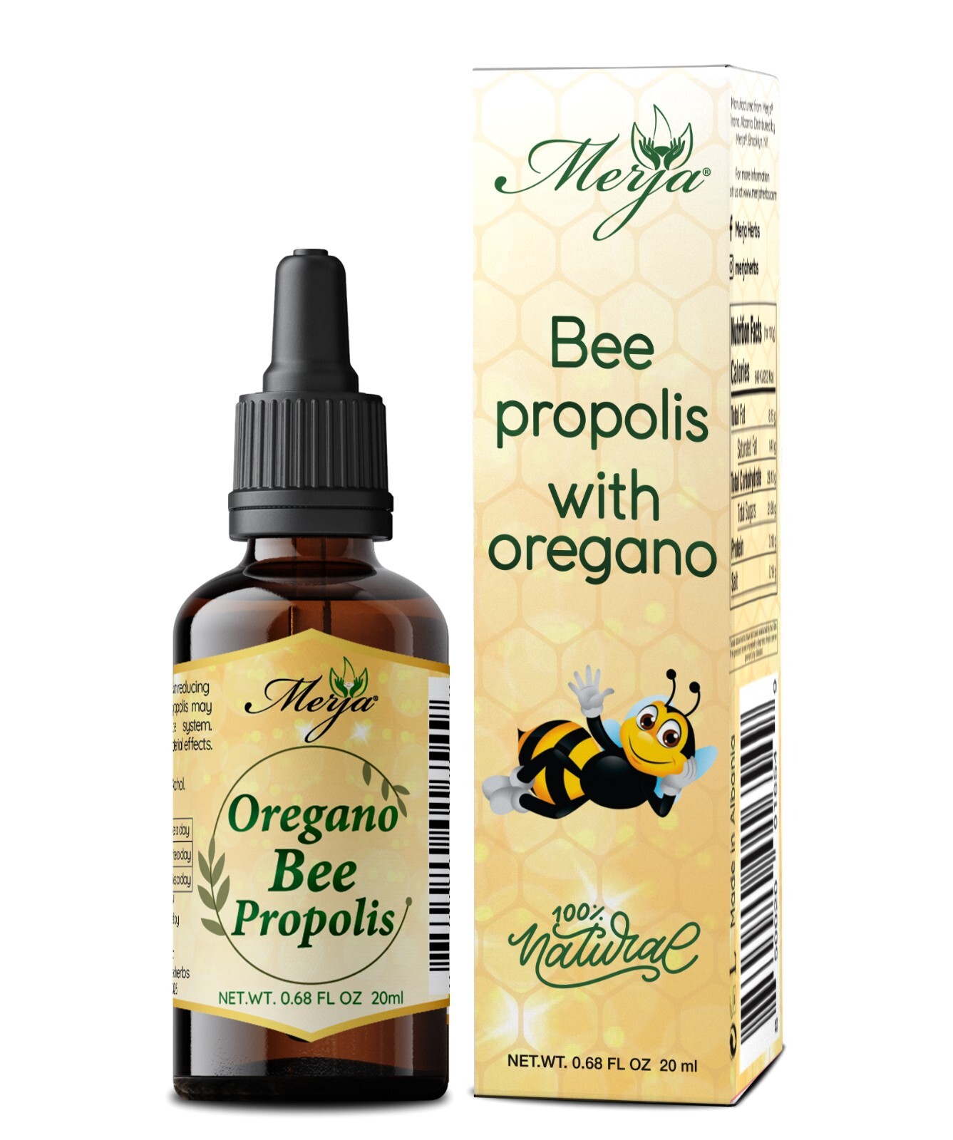 Merja Bee Propolis with Oregano – High strength – 20ml