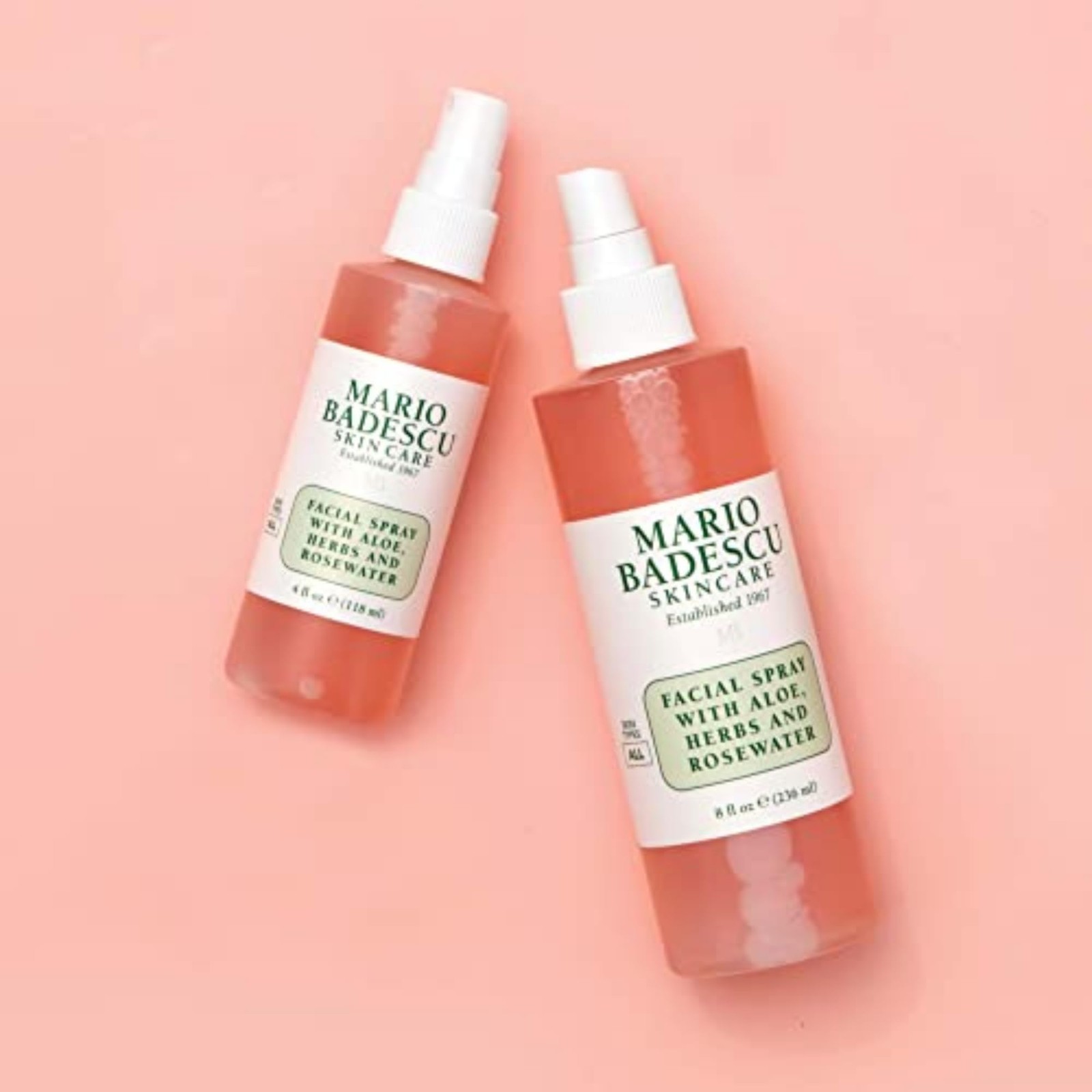 Mario Badescu Facial Spray with Aloe, Herbs and Rose 4 Fl Oz (Pack of 1)
