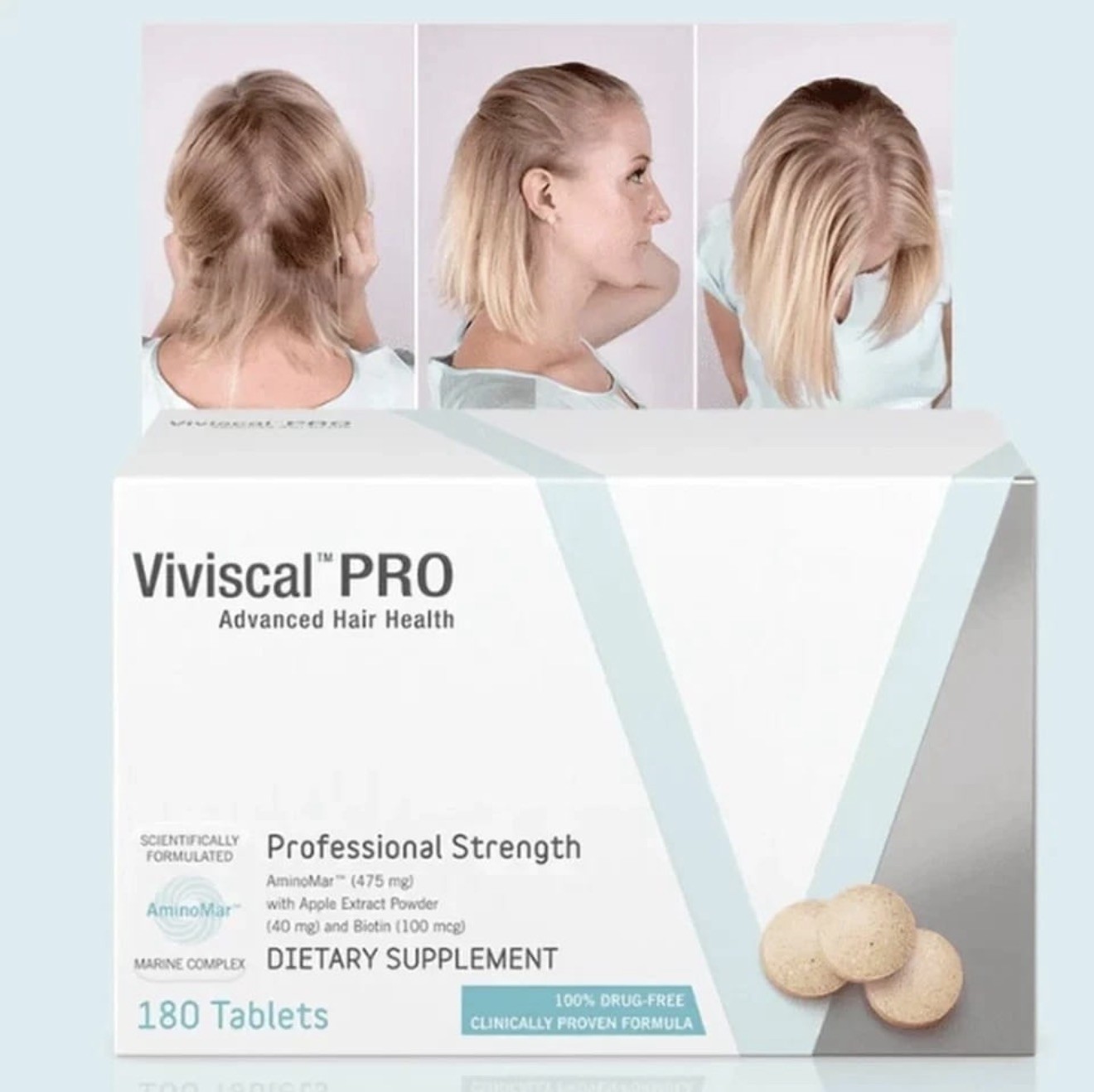 VIVISCAL PRO – Professional Hair Growth Tablets 180 Exp. 12/2027