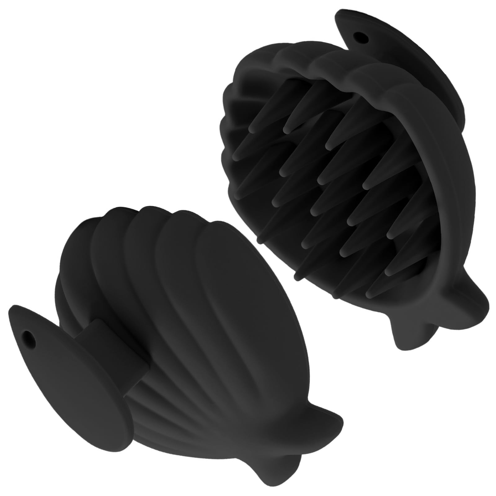 JSYUTYUZ Silicone Scalp Massager Hair Growth,Hair 3.93*3.74*2.55 Inch, Black