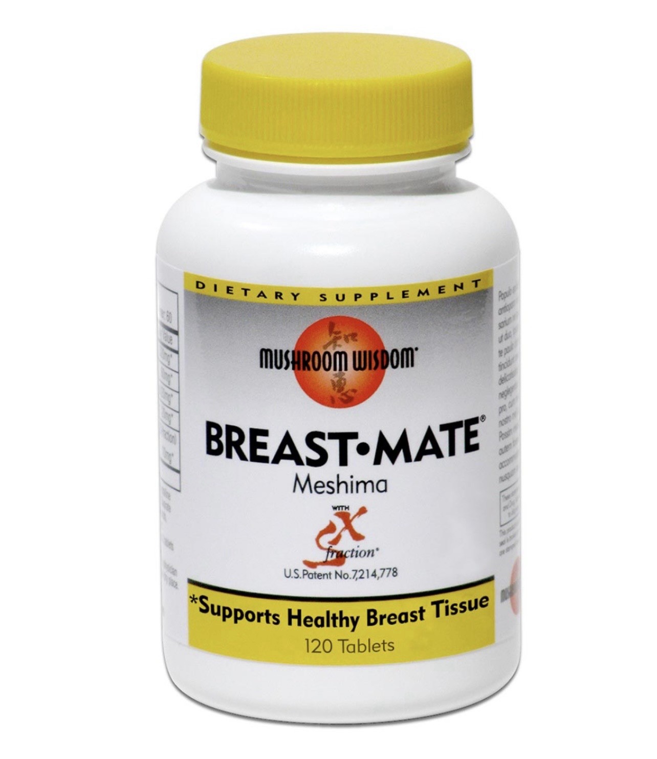 Mushroom Wisdom Breast-Mate 120 Vegetable Tablets EXP 02/2028