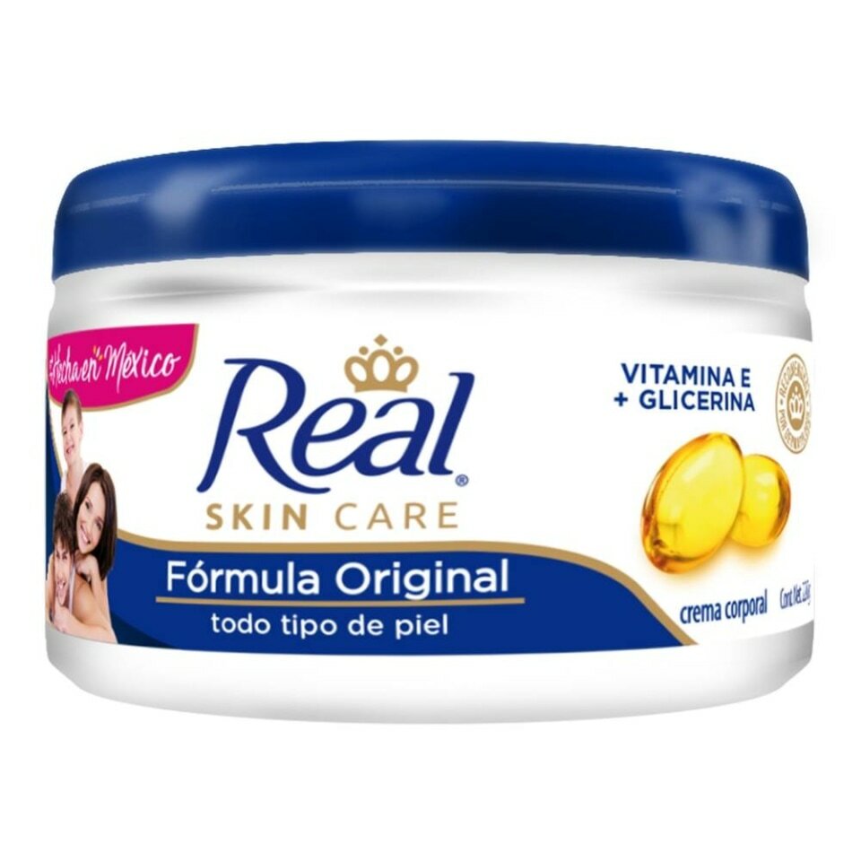 2X Crema Real Skin Care Original vitamina E + Glicerina 220g c/u
