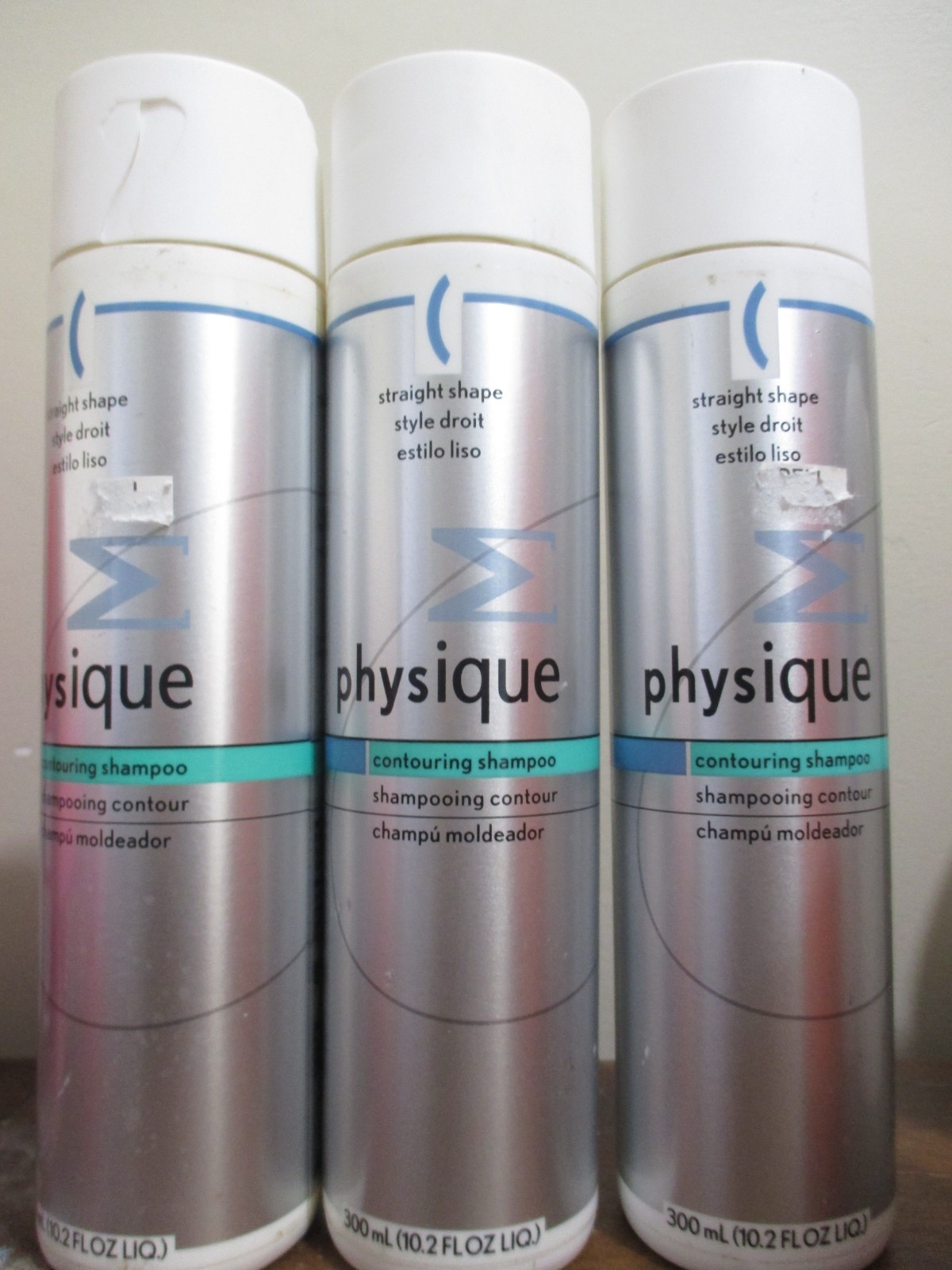 3x PHYSIQUE CONTROL SHAMPOO 10.2 Fl 0z. Controlling Hair Shampooing