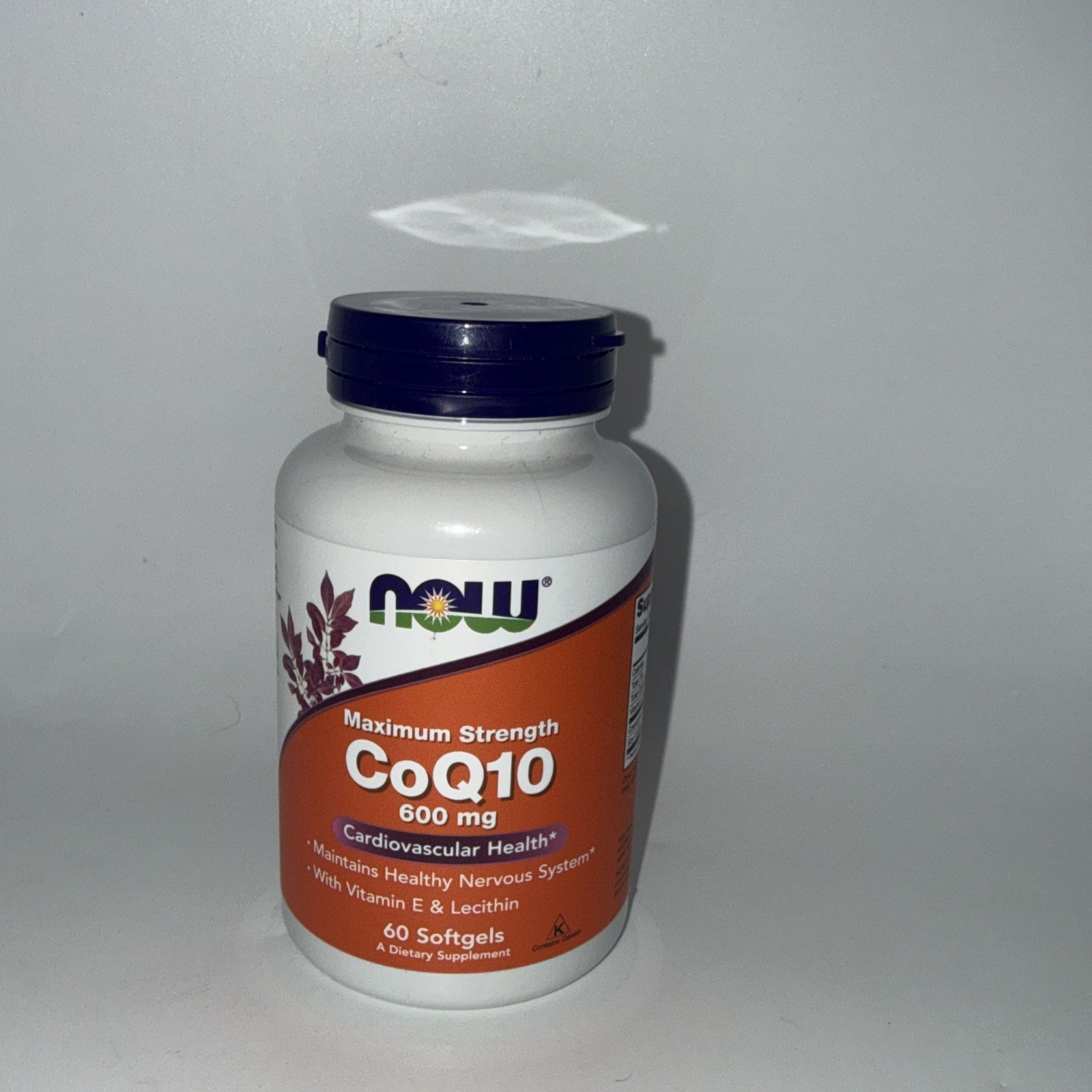 NOW Foods CoQ10 600 MG | 60 Capsules | Exp 04/2030 | Coenzyme Q10