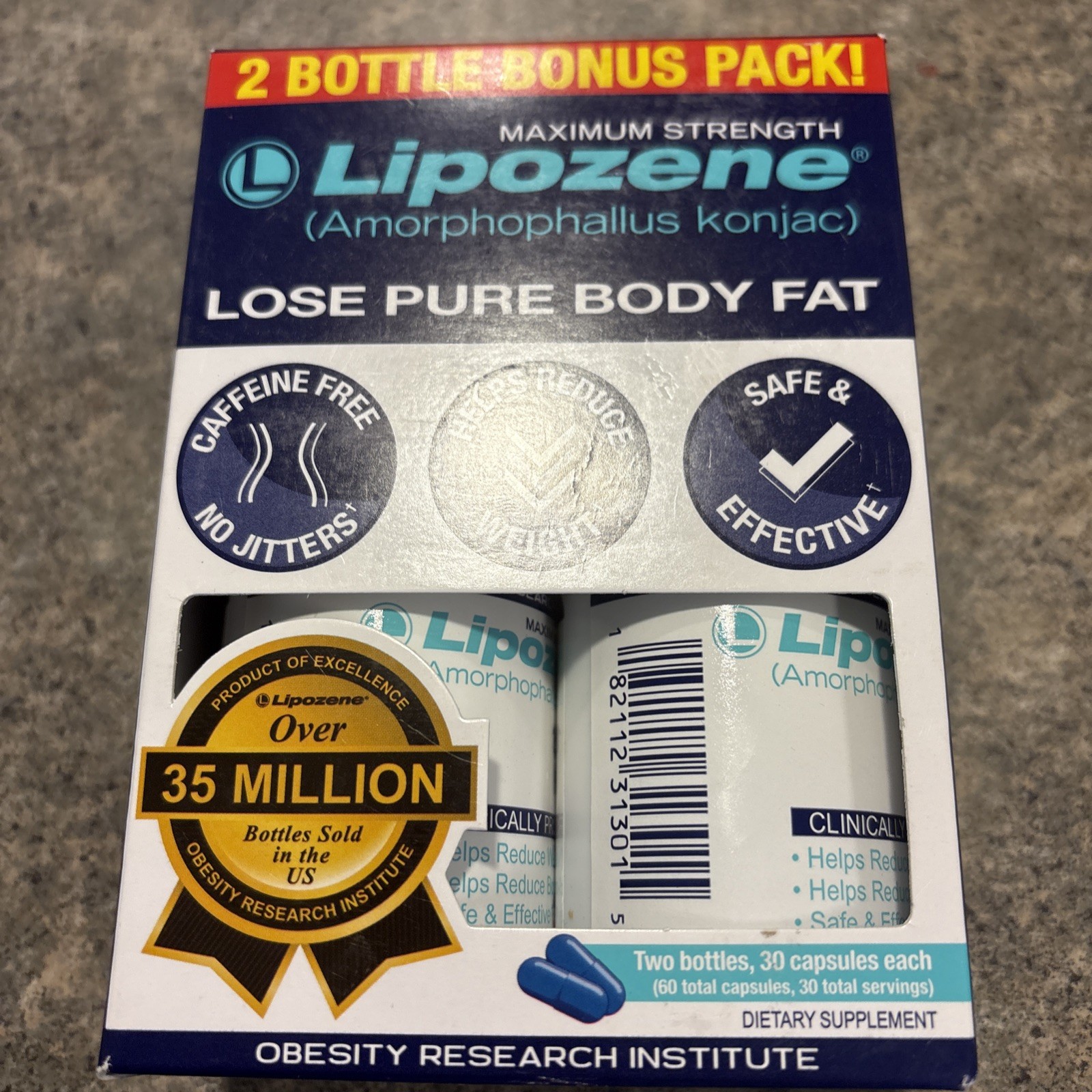 Lipozene® 1500mg Capsules 2×30 Count – Official Store – Weight Management