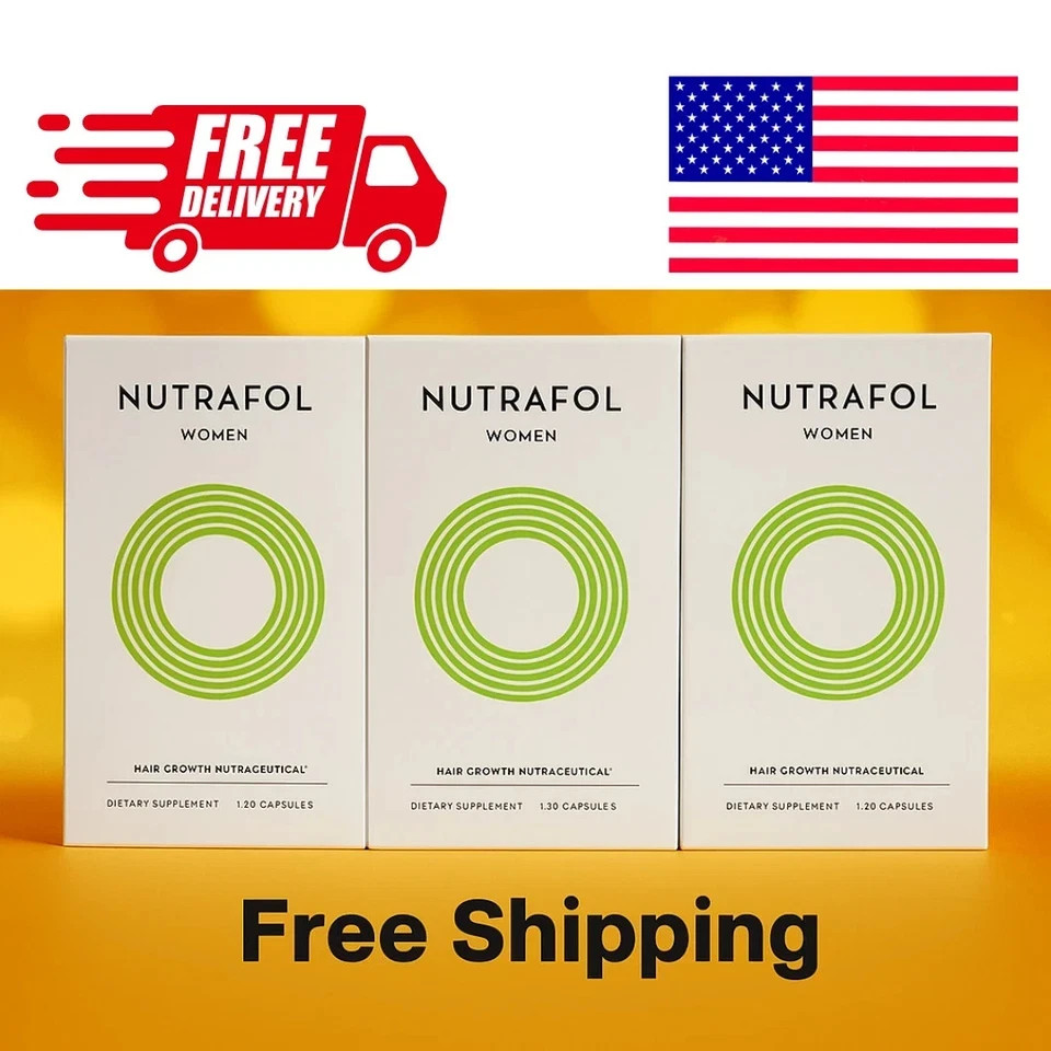 of Pack 3 Women ’ s Hair Growth Supplement 360 Caps – USA Seller Fast Shipping