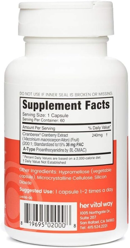 Cranberex – Cranberry Pills for Women and Men – Cranberry Supplement with 36m…