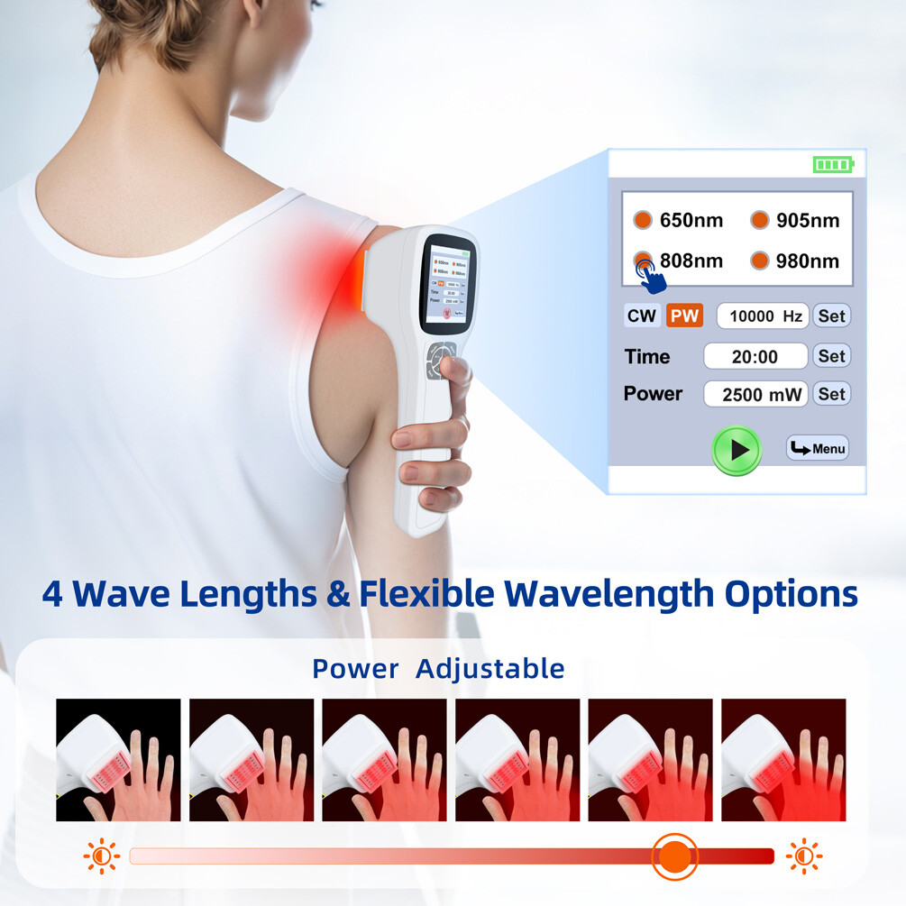 Touch Screen Laser Therapy Device for Chronic Pain,Soft Tissue Injury 25 Diodes