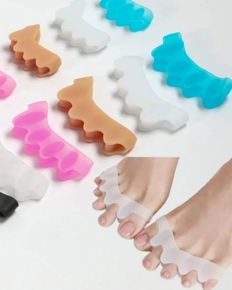 Silicone Toe Separator Bunion Corrector Hammer Toe Straightener Soft Gel Pad USA