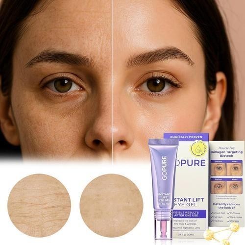 [Go Pure] Instant Lift Eye Gel NEW PRODUCT Depuffs Tightens Lifts 0.34 Oz NIB