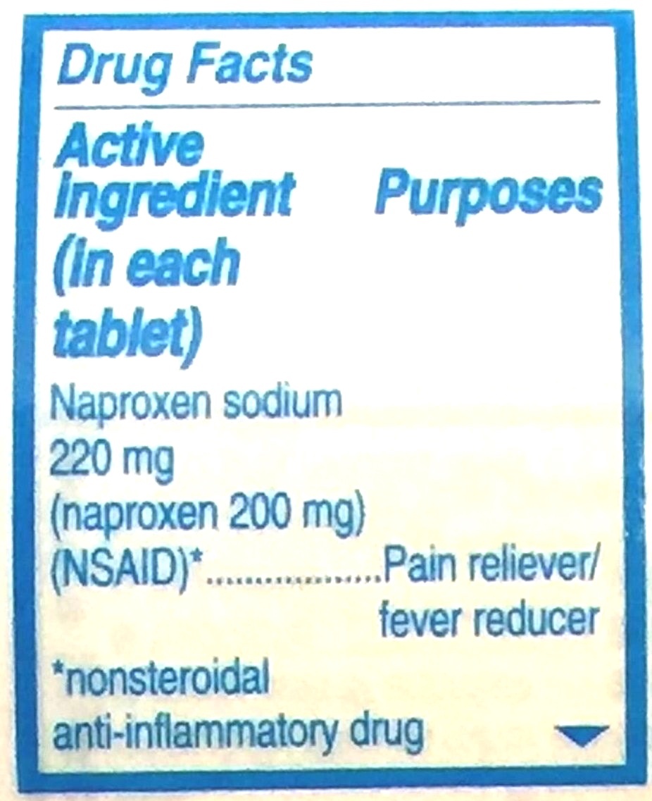 ALEVE 2 X 200 NAPROXEN SODIUM TABLETS 220 mg (400 TOTAL) EXP 01/26 OR LATER