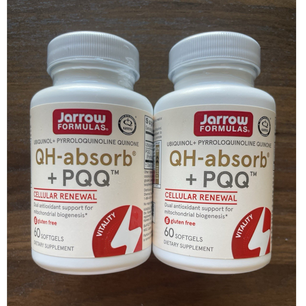 Jarrow Formulas QH-absorb Ubiquinol 100mg 60 Softgels Exp 2027 (2)