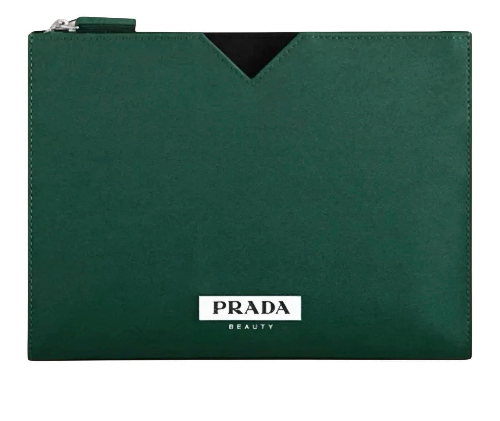 PRADA Paradigme EDP Green Organizer Toiletry Bag Cosmetic Pouch w/Prada Dust Bag