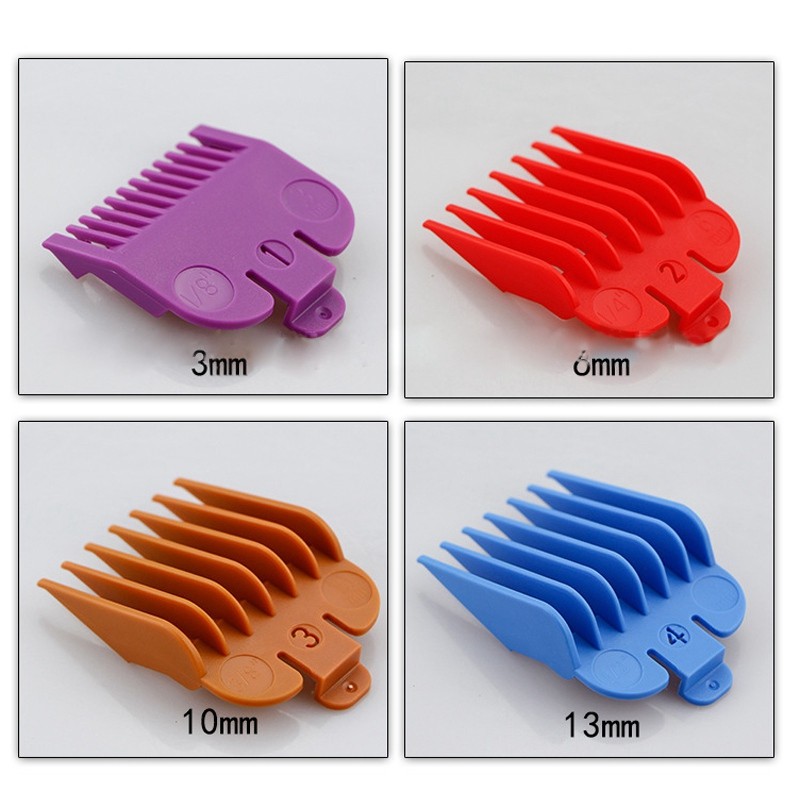 8PCS Hair Clipper Guide Combs Set for Wahl Trimmer Attachments Guards1