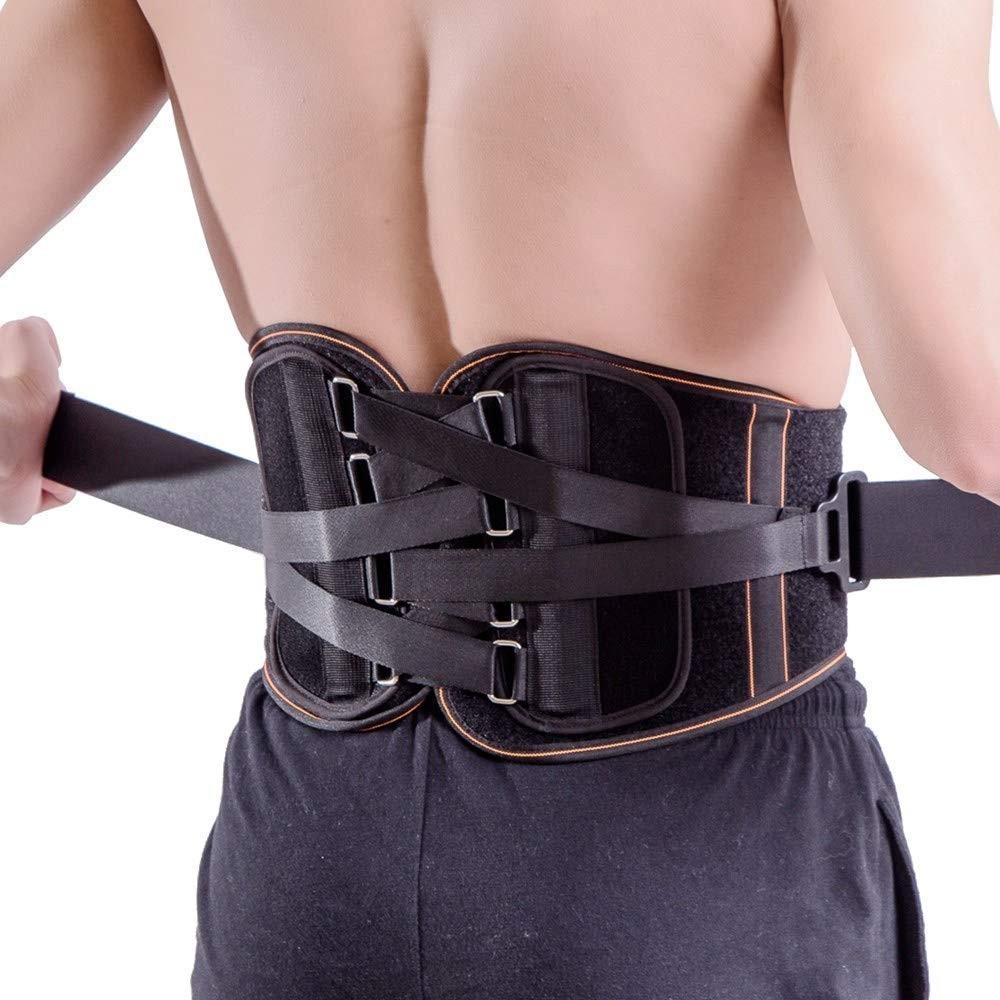 Adjustable Lumbar Support Brace for Lower Back Pain Relief – Sciatica, Herniated