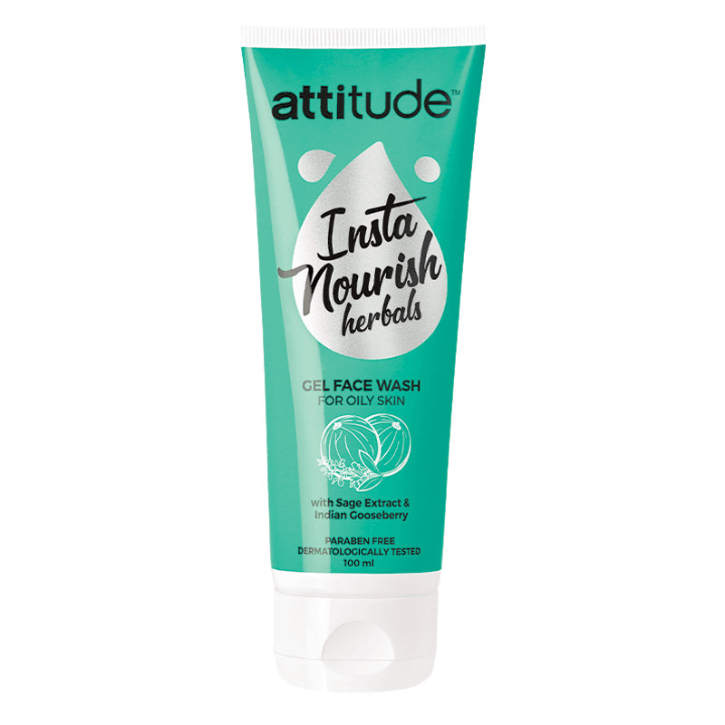 attitude™ Insta Nourish Herbals Gel | Face Wash | Deep Clean Fresh Care | 100ml