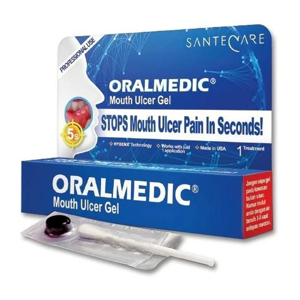 1-12 Pcs Oralmedic Mouth Ulcer Gel 1 Treatment Fast Pain Relief Made in USA